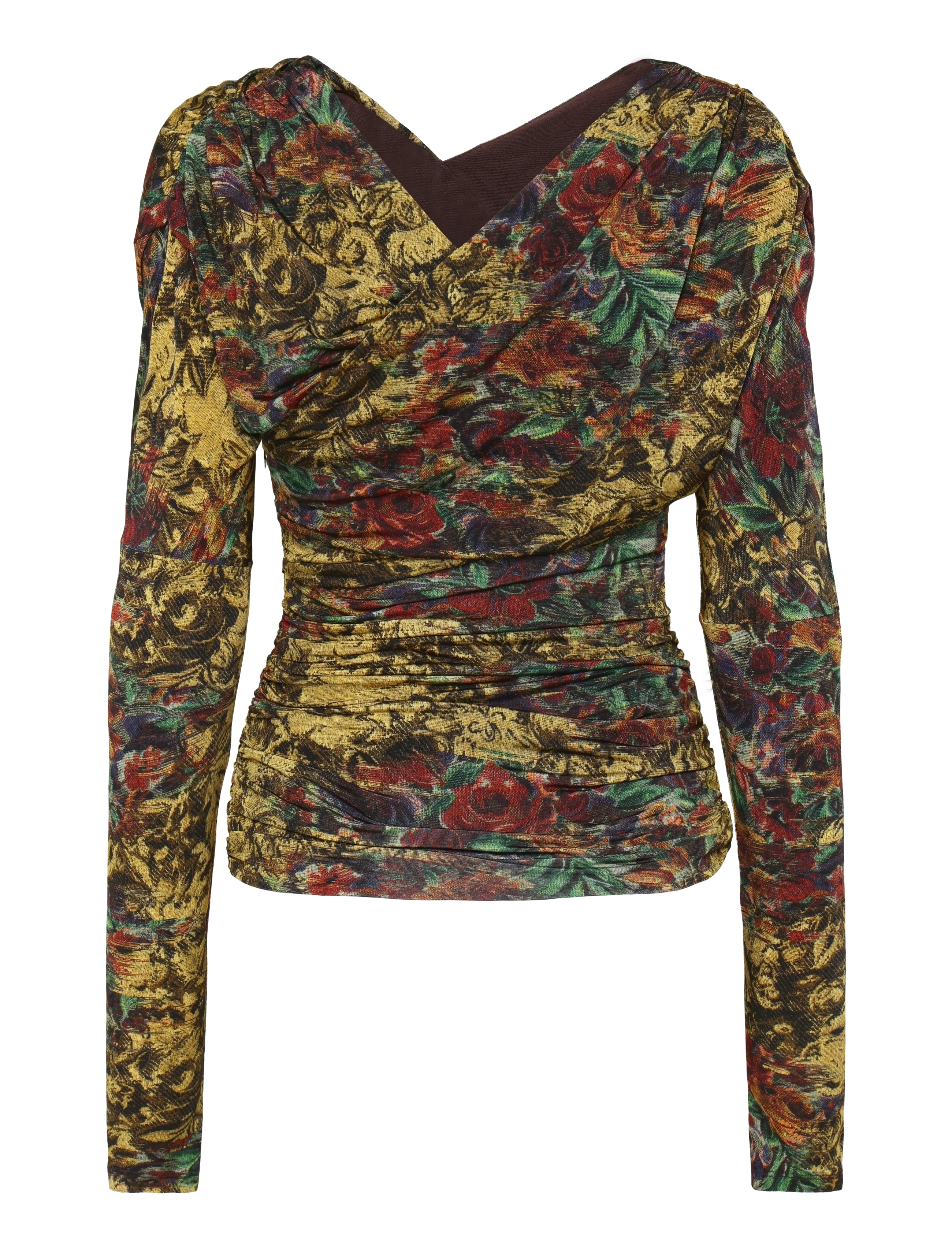Ganni - Top In Printed Jersey - multicolored - 2