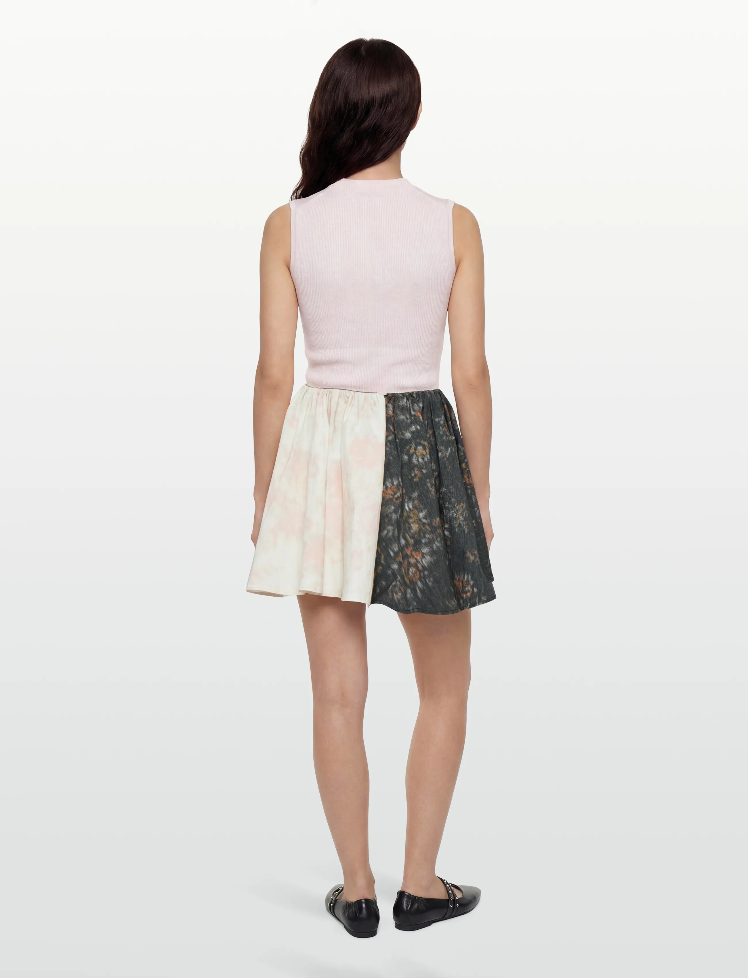 Ganni - Printed Draped Mini Skirt - kurze röcke - multicolored - 4