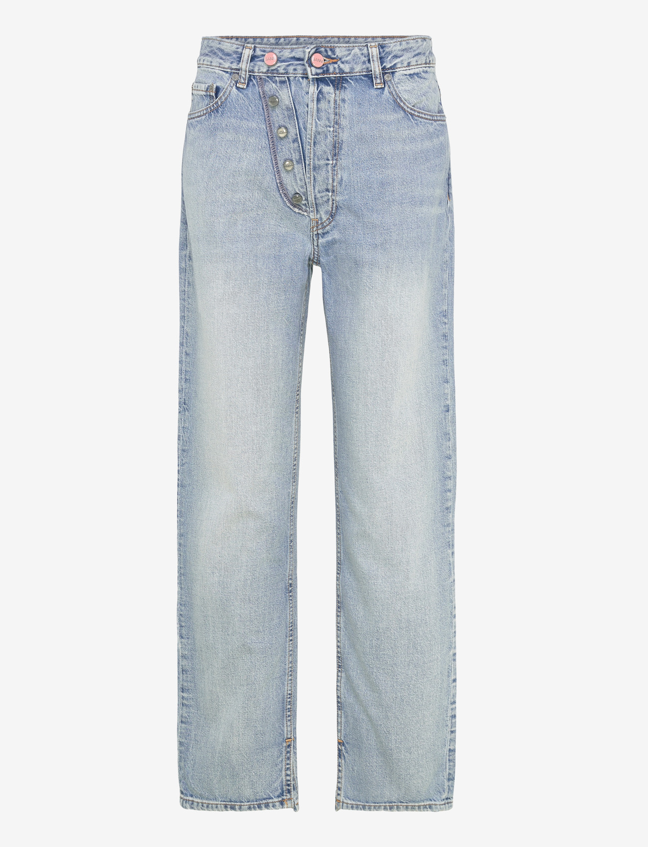 Ganni - FIGNI DENIM JEANS - straight jeans - light blue vintage - 0