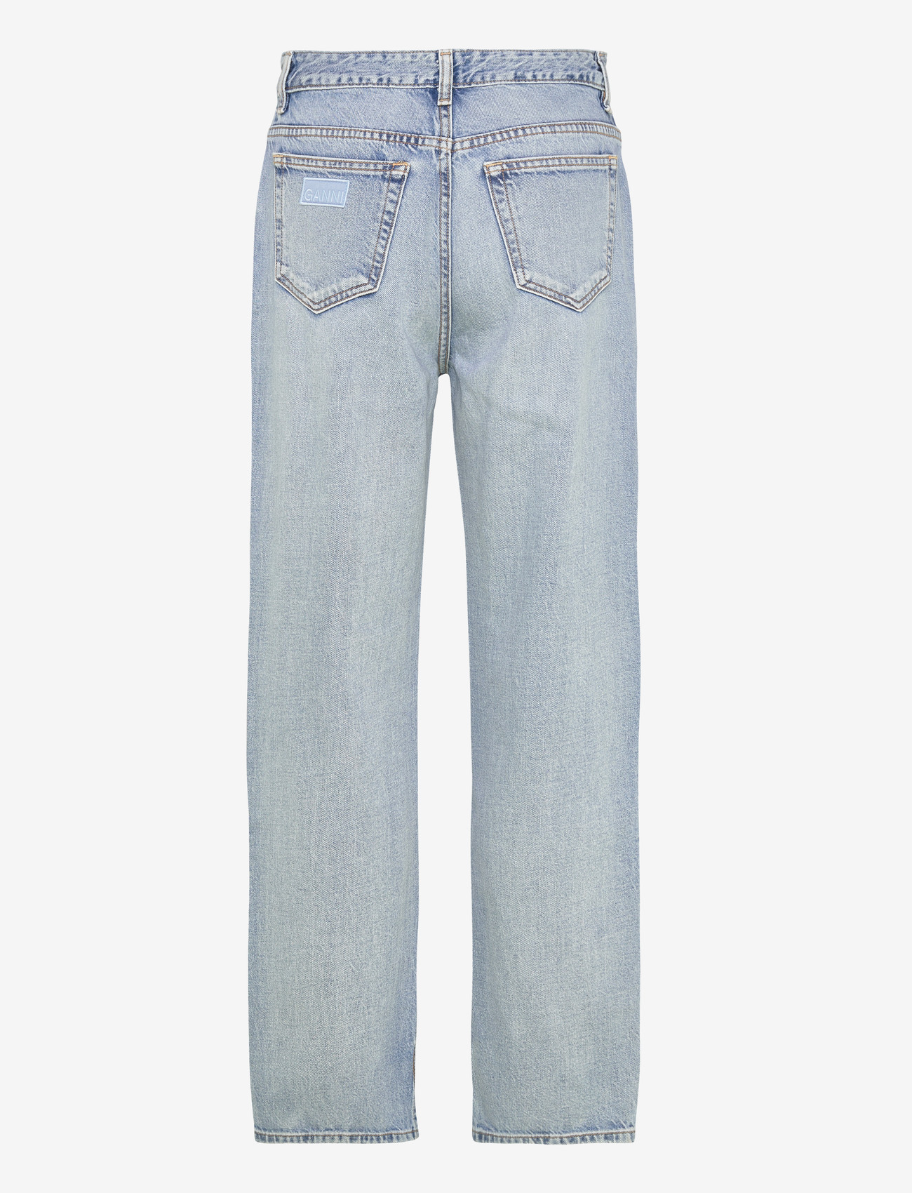 Ganni - FIGNI DENIM JEANS - straight jeans - light blue vintage - 1