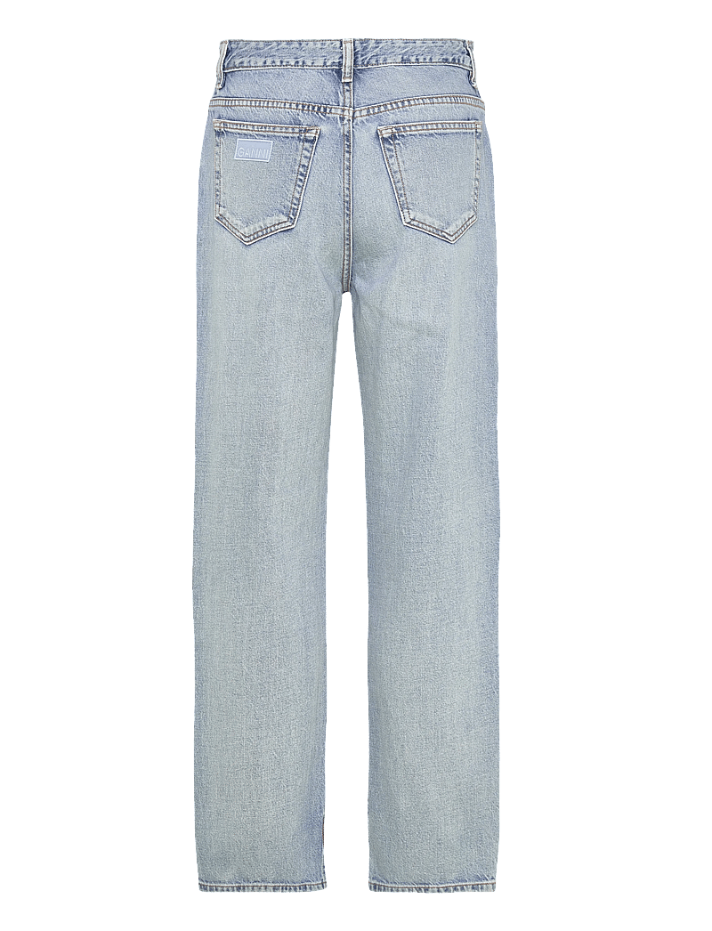 Ganni - FIGNI DENIM JEANS - straight jeans - light blue vintage - 1