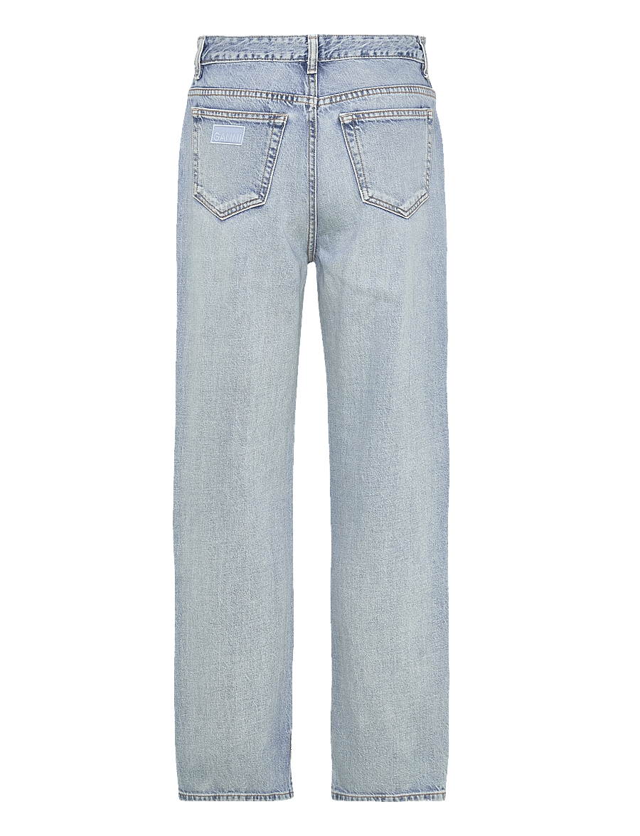 Ganni - FIGNI DENIM JEANS - gerade jeans - light blue vintage - 1