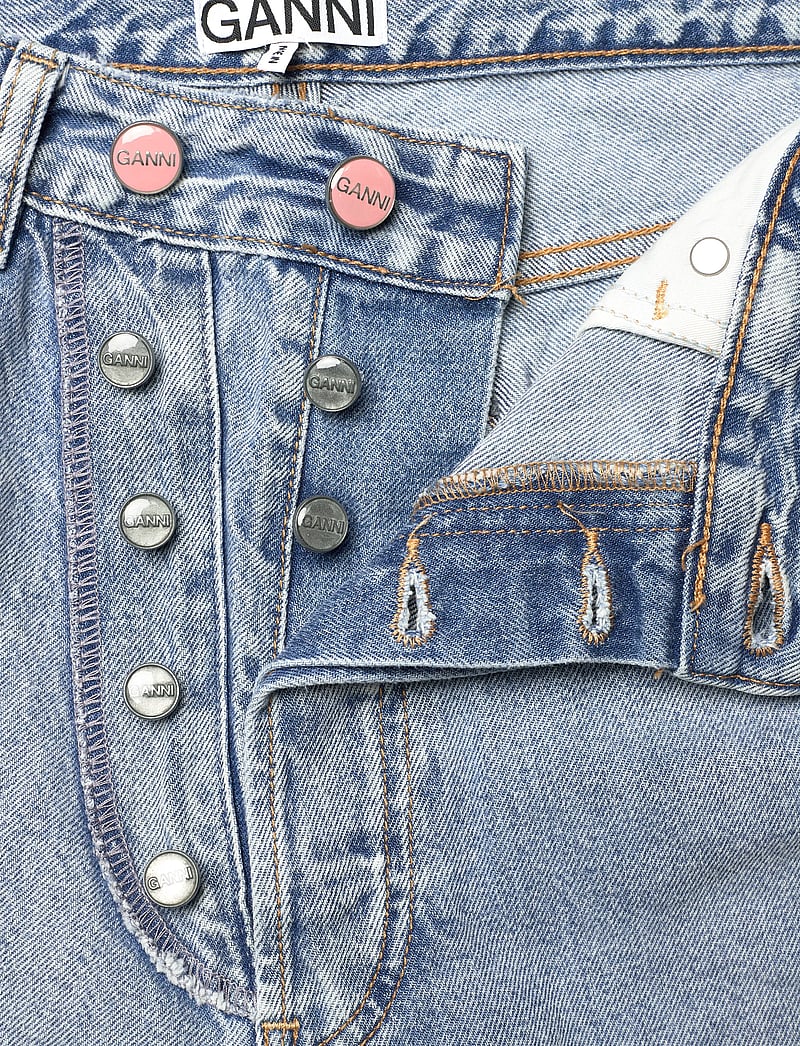 Ganni - FIGNI DENIM JEANS - straight jeans - light blue vintage - 3