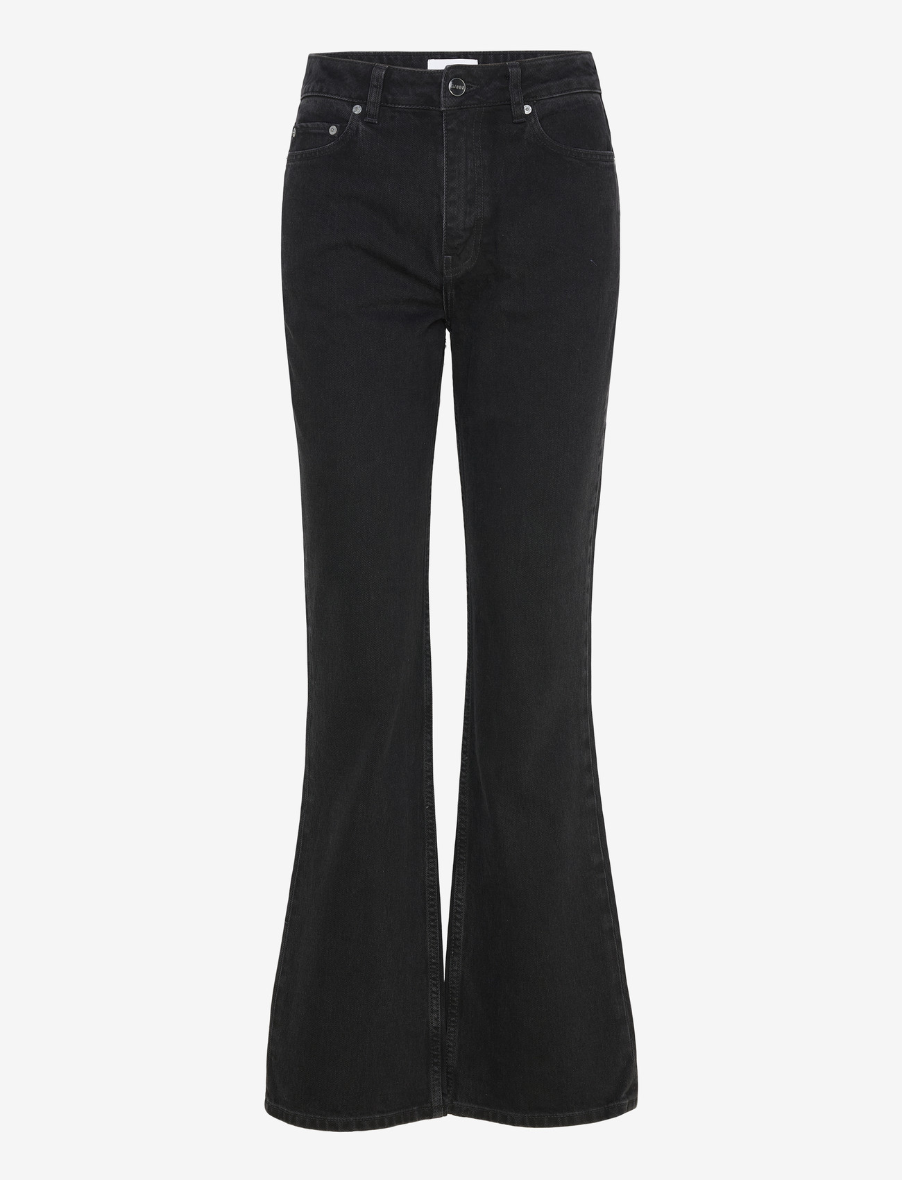 Ganni - Jeans Washed Black - flared jeans - washed black - 0