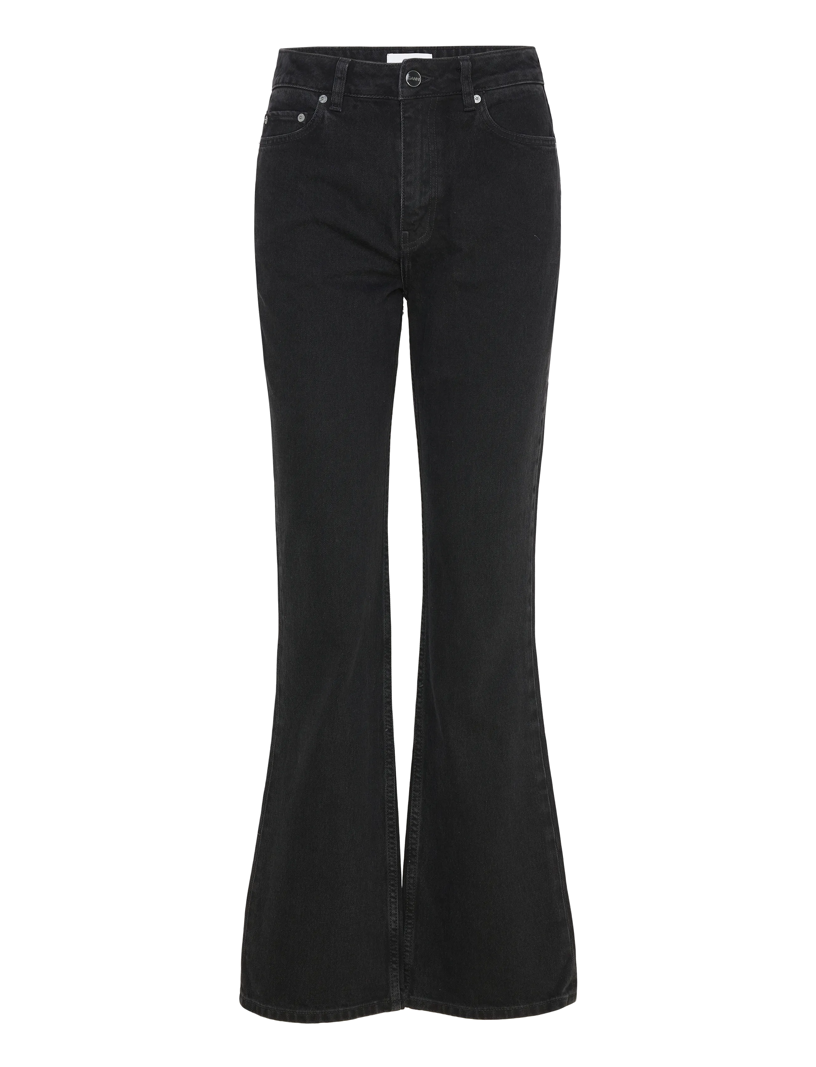 Ganni Jeans Washed Black - Officewear - WASHED BLACK / black