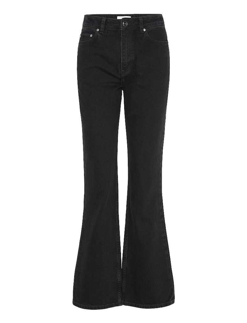 Ganni - Jeans Washed Black - flared jeans - washed black - 0