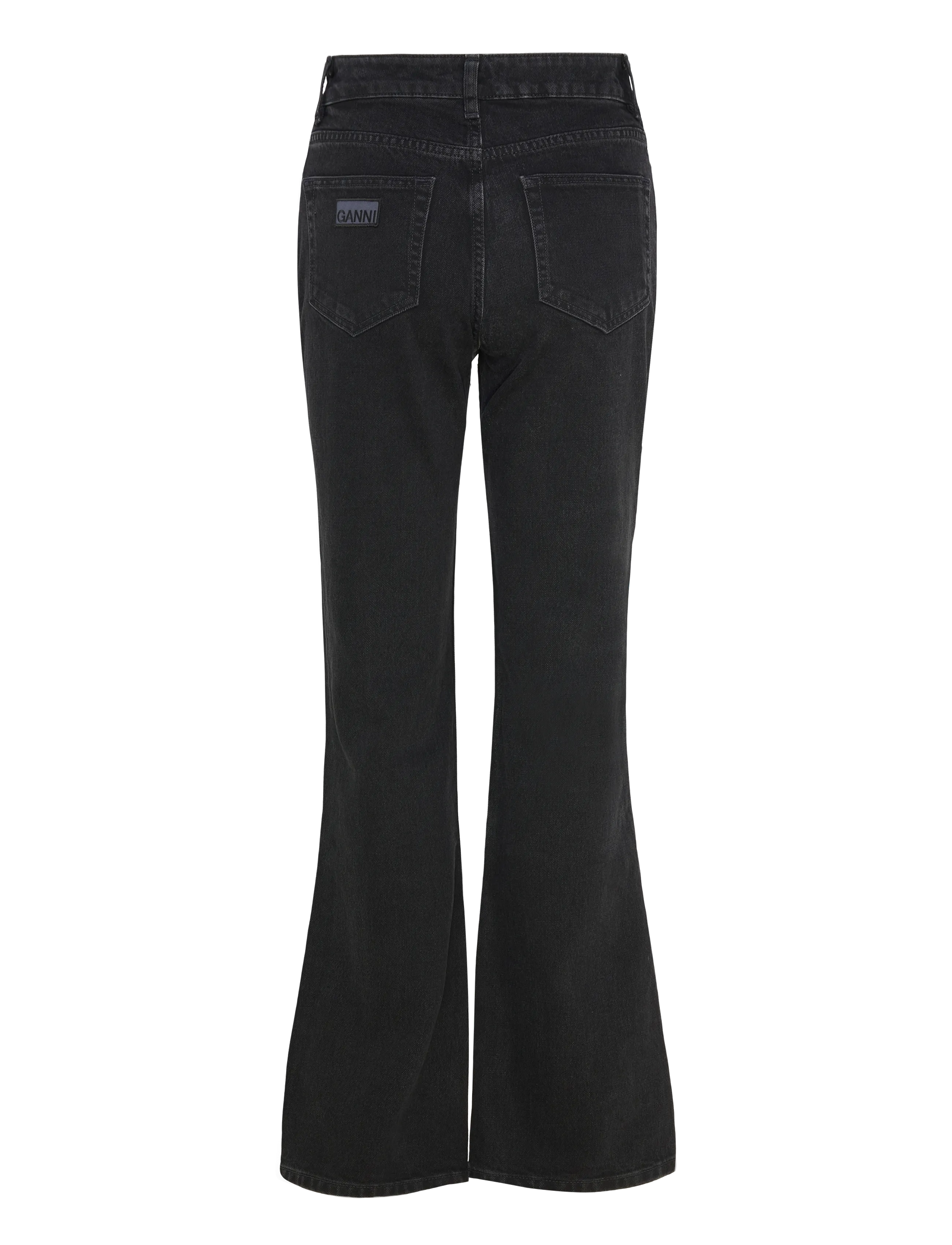 Ganni - Jeans Washed Black - flared jeans - washed black - 1