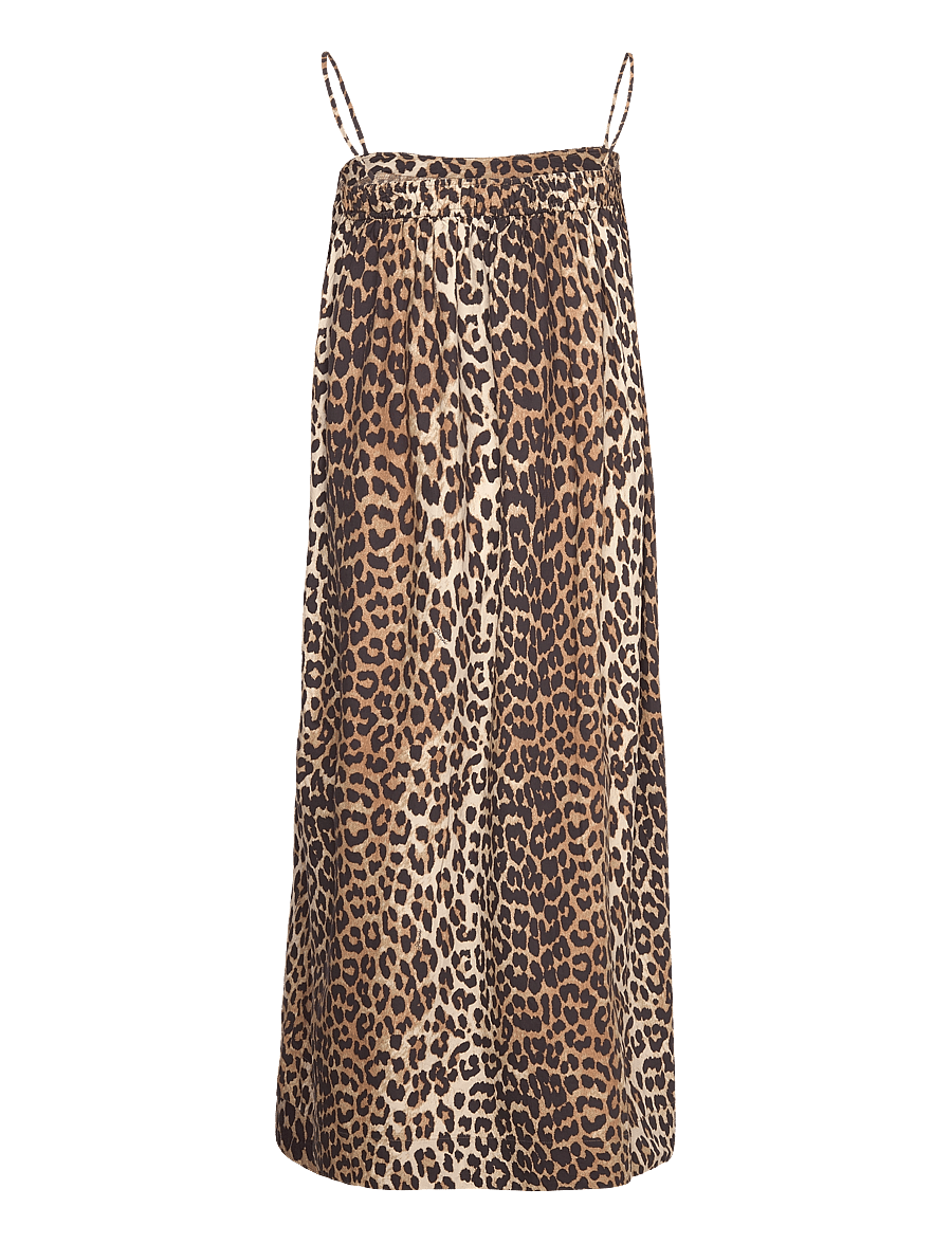 Ganni - Dress Leopard - slip dresses - leopard - 1