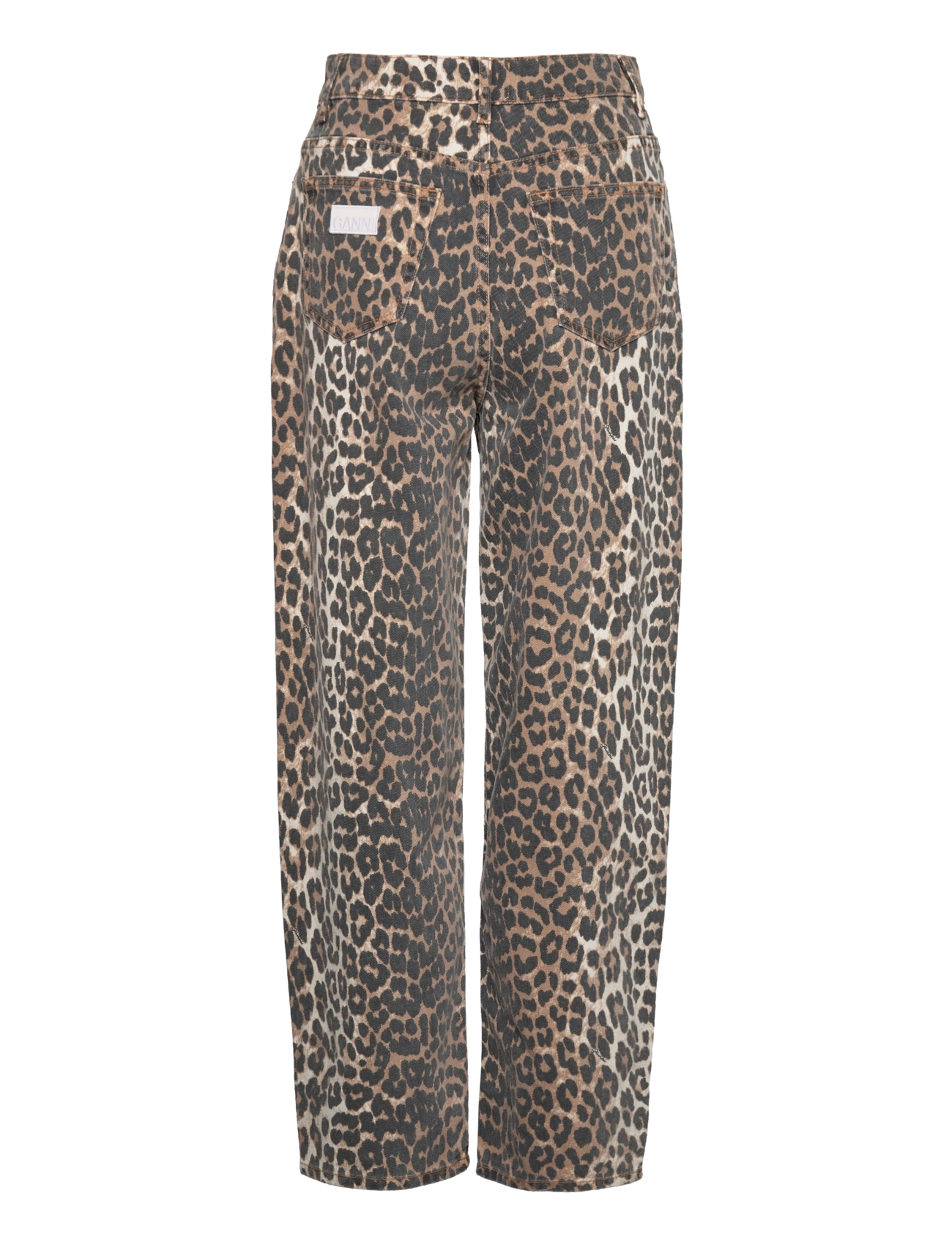 Ganni - Jeans Leopard - straight jeans - leopard - 1