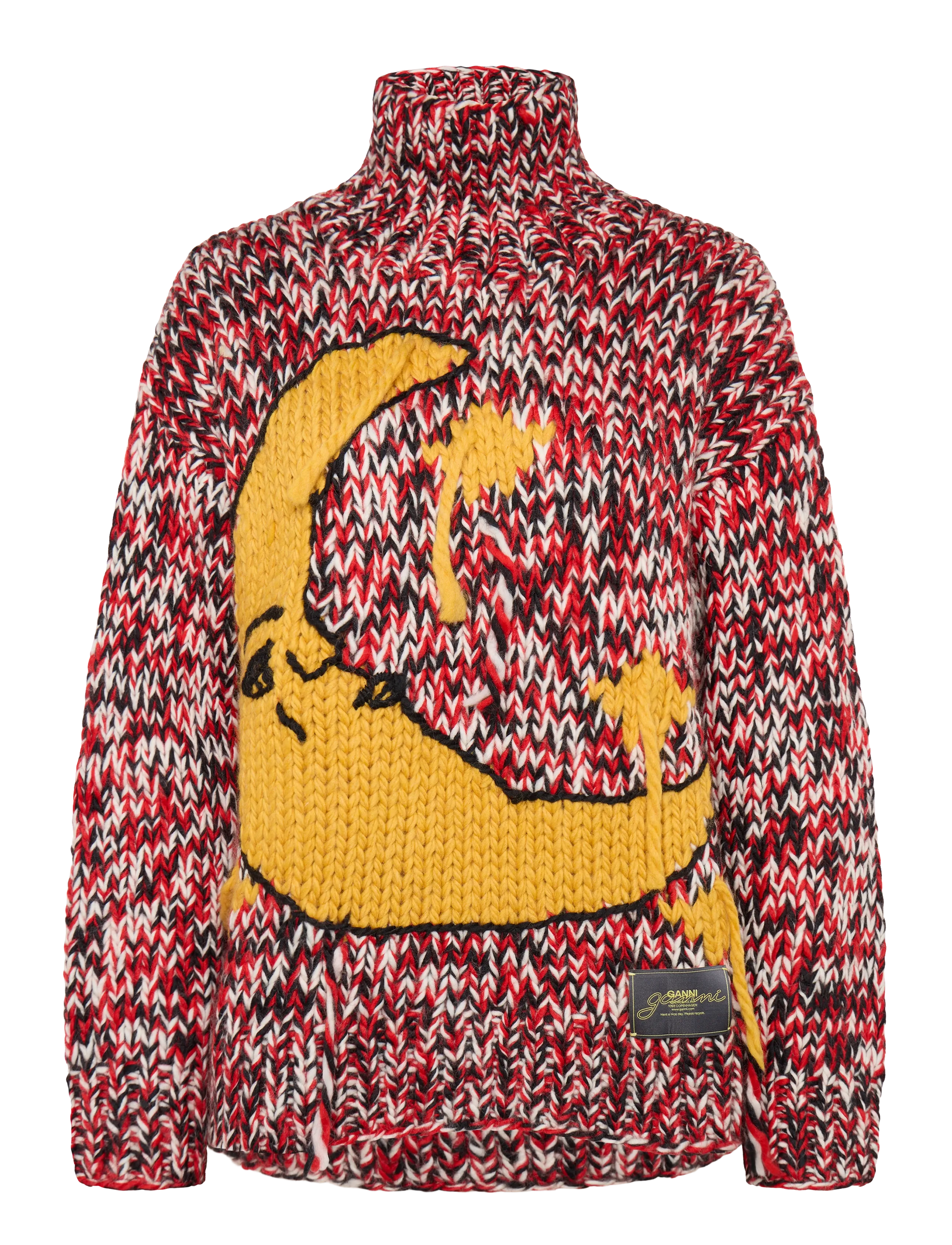 Ganni Pullover Racing Red - Coltruien - RACING RED / red