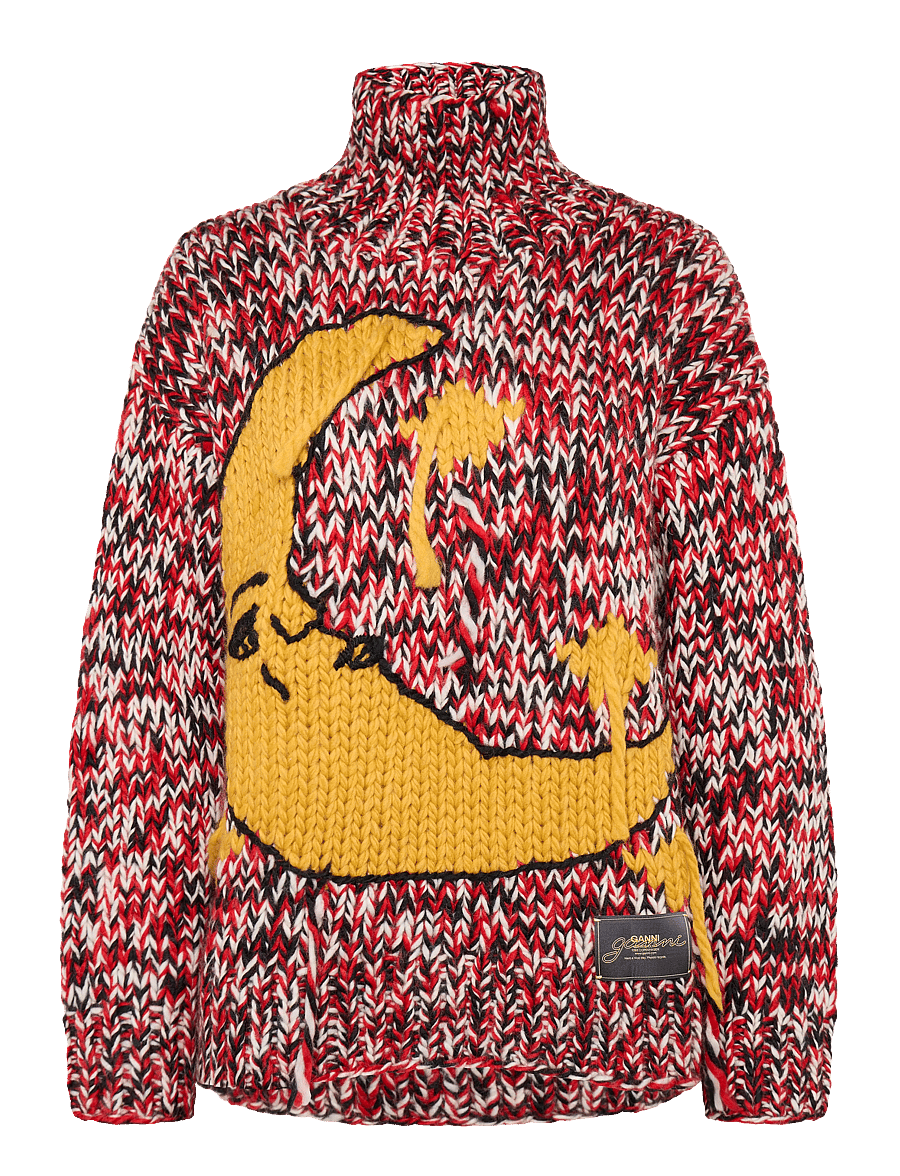 Ganni - Pullover Racing Red - pullover - racing red - 0