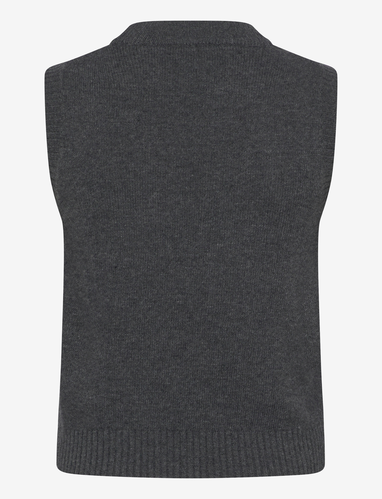 Ganni - Vest Gray Quill - gestrickte westen - gray quill - 1