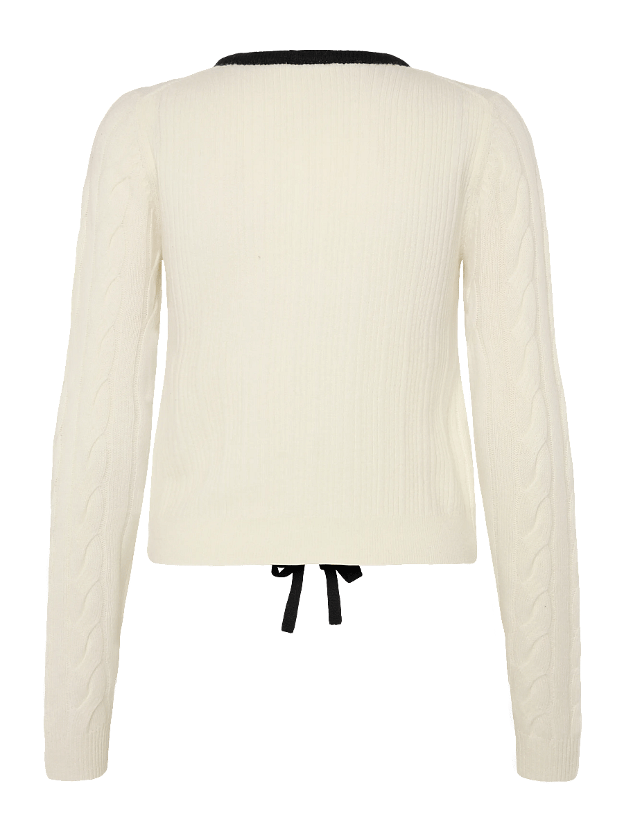 Ganni - Cardigan Egret - kašmiir - egret - 1