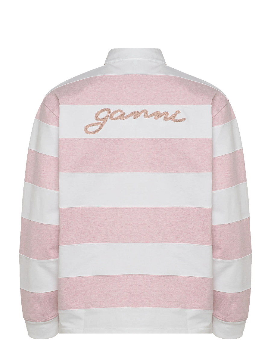Ganni - Polo Mauve Chalk - pikéer - mauve chalk - 2