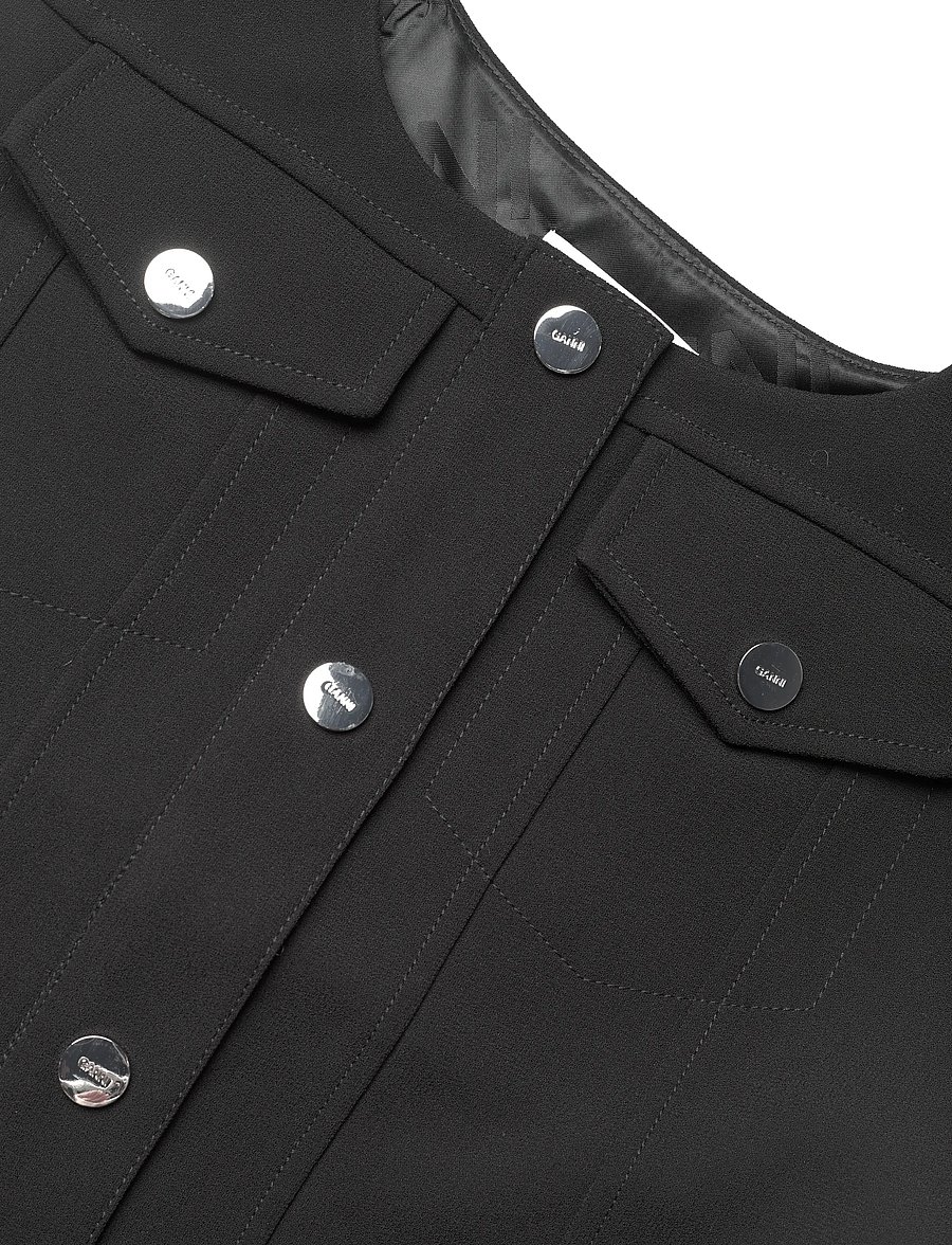 Ganni - Dress Black - sommerkleider - black - 3