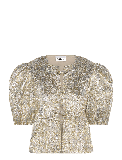 Blouse Gold Silver - KortæRmede Bluser