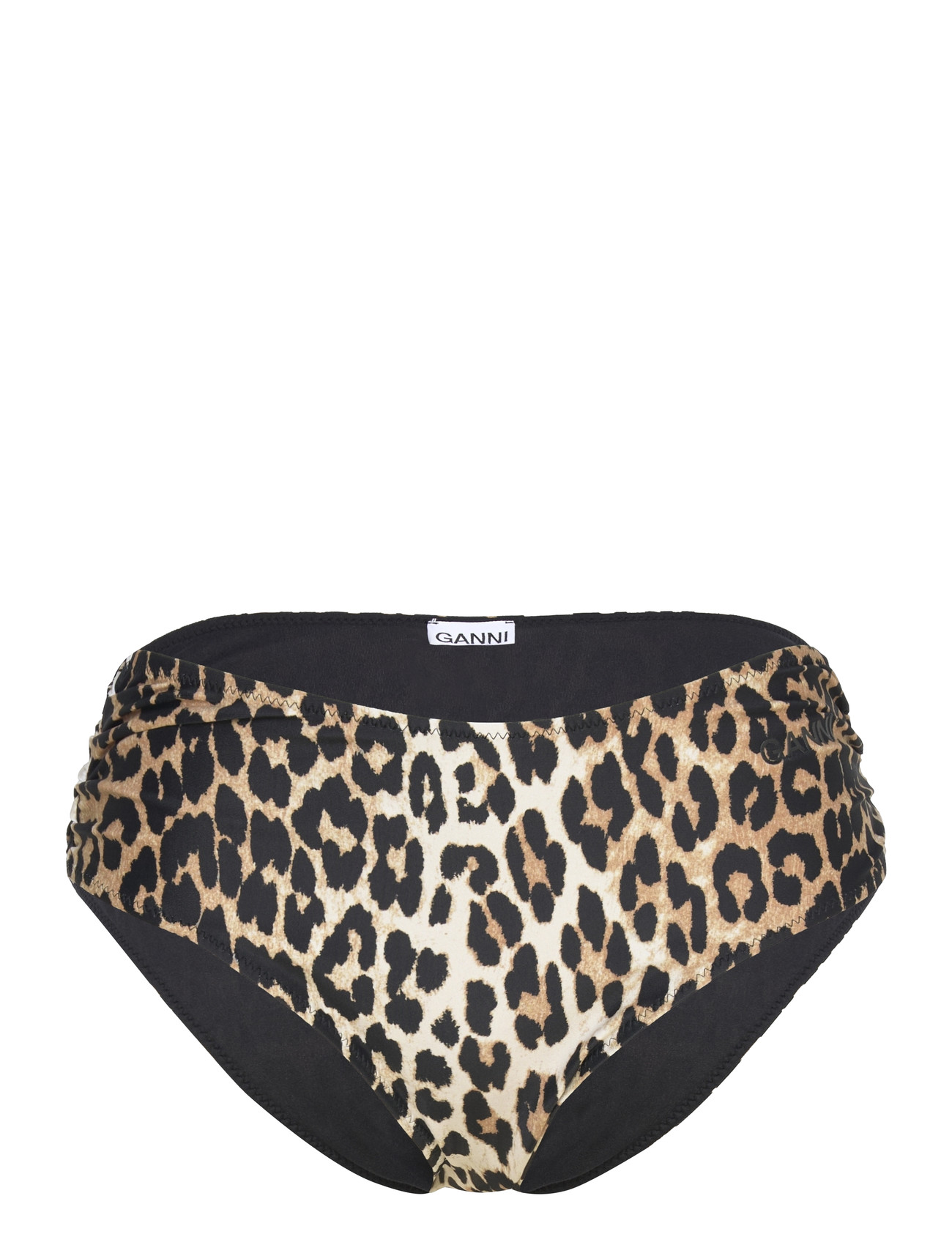 GANNI | Recycled Core Printed Midrise Bikini Briefs | 38