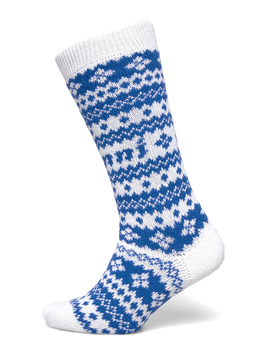 GANNI - Wool Jacquard Socks - klassikalised sokid - egret - 0