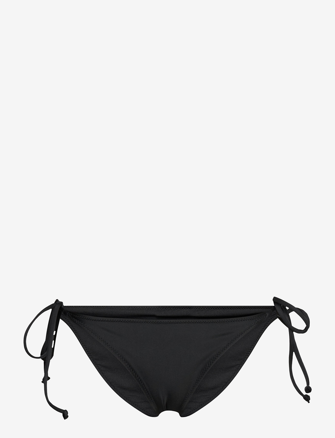 GANNI - Recycled Core Solid String Bikini Briefs - küljele seotavad bikiinid - black - 0