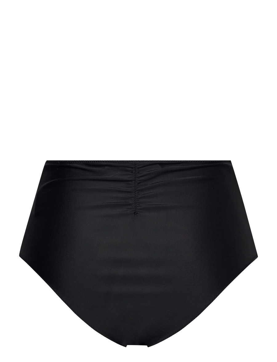 GANNI - Recycled Core Solid Highrise Bikini Briefs - kõrge vöökohaga bikiinid - black - 1