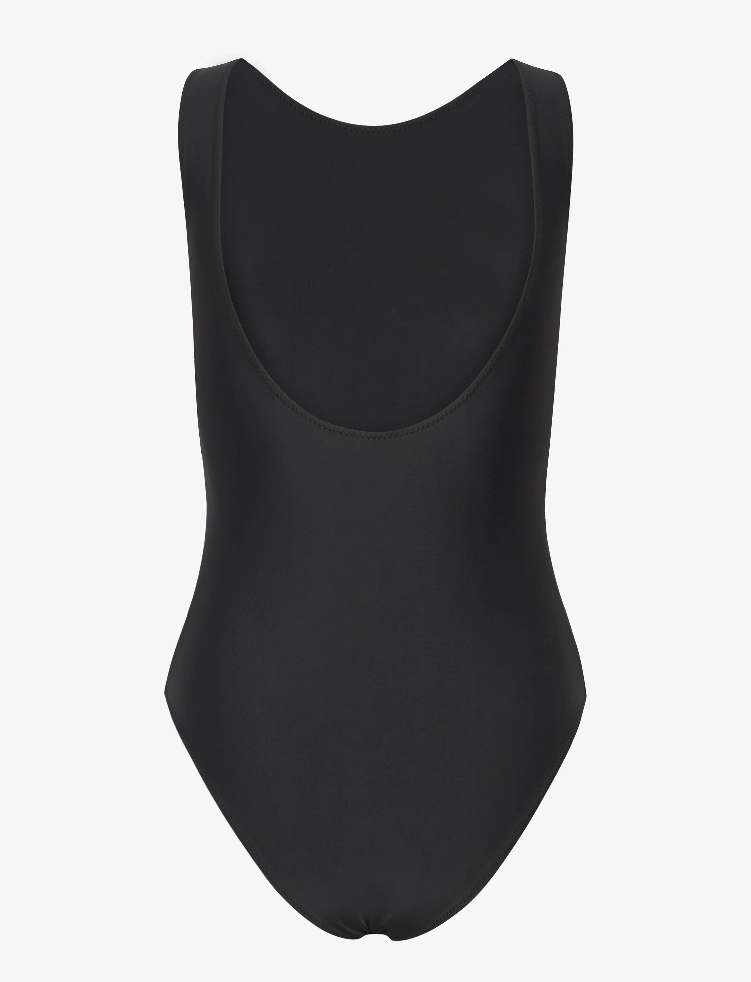 GANNI - Recycled Core Solid Sporty Swimsuit - baddräkter - black - 1