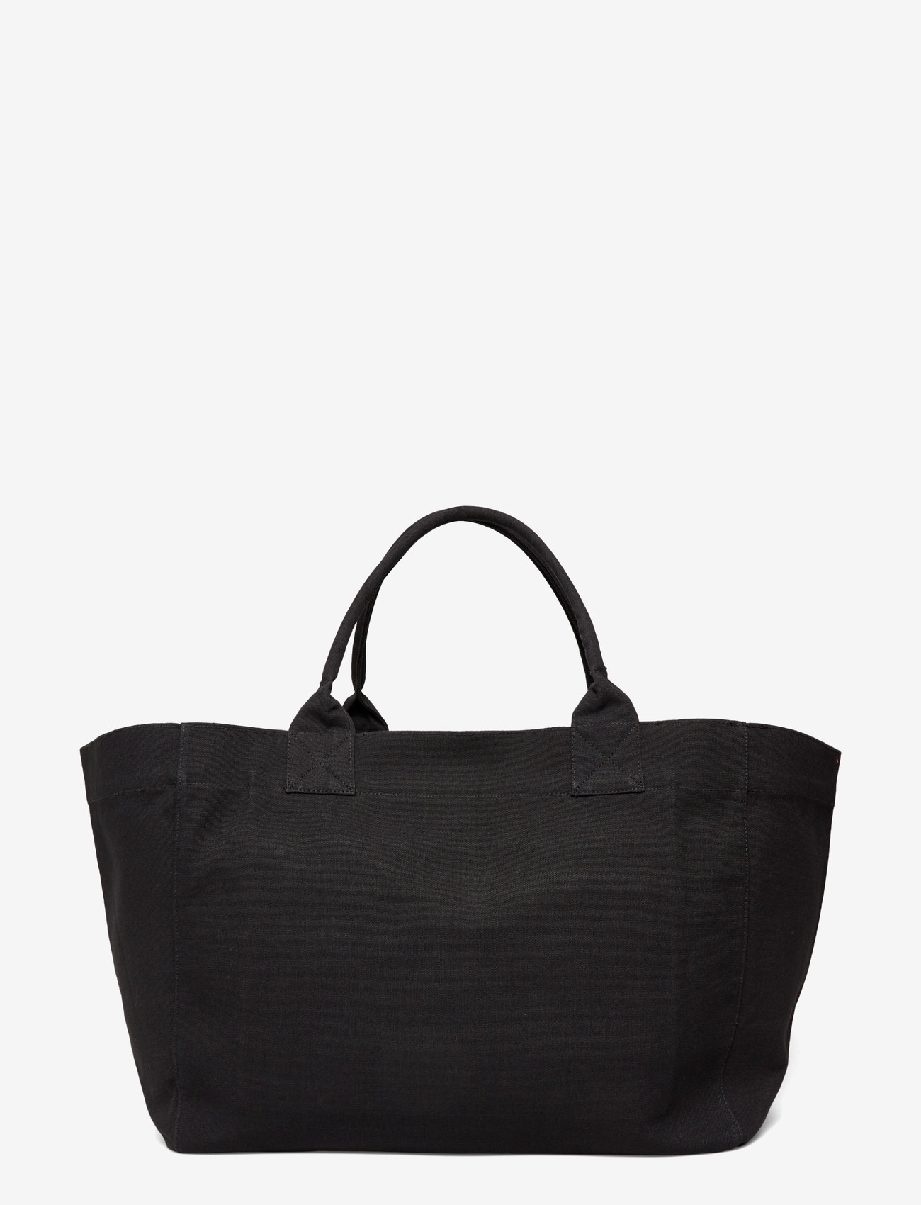 GANNI - XXL Canvas Toe Bag - tote bags - phantom - 1