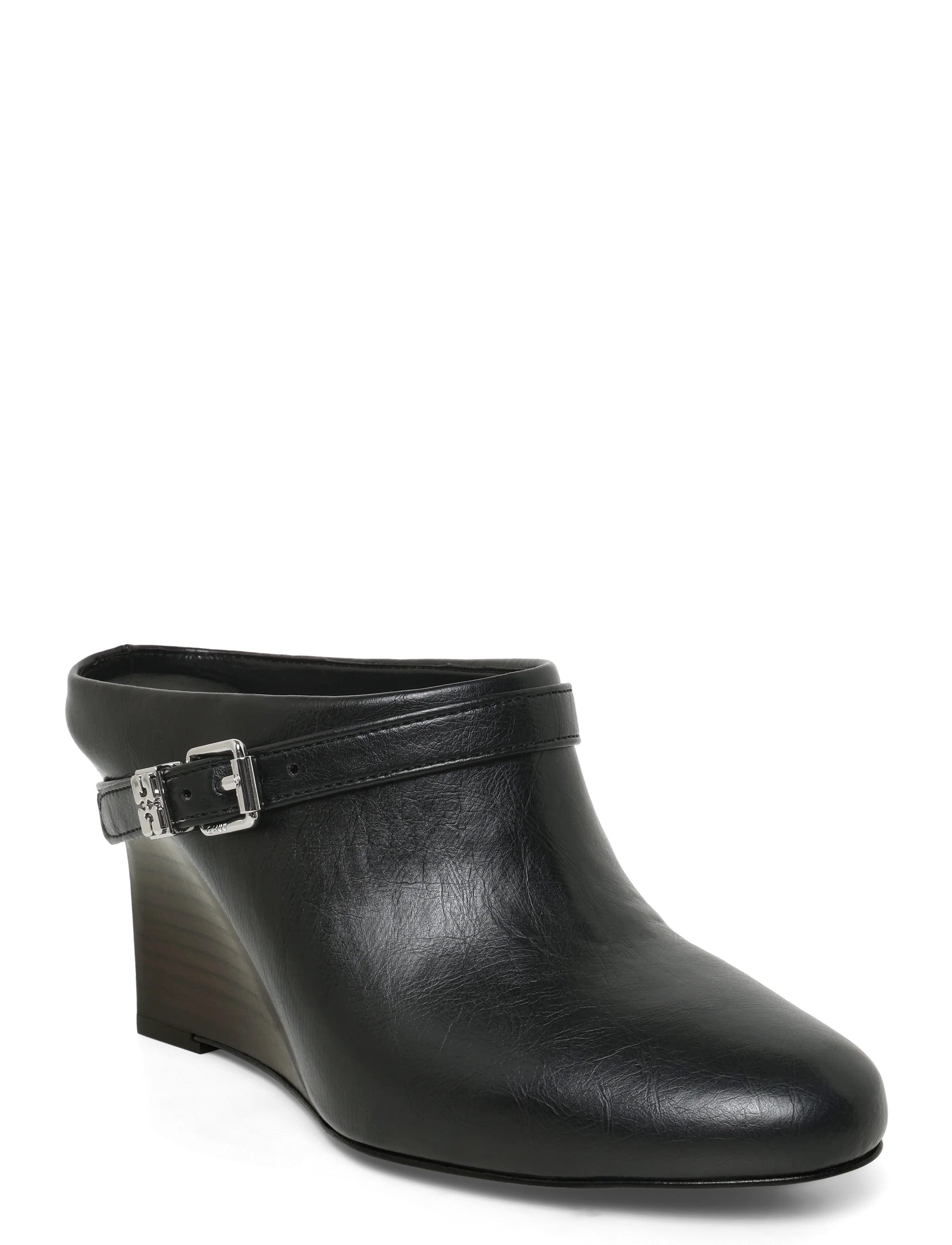 GANNI Kat Slim Mule Crinkle Oleatex Schwarz - 39 - Damen