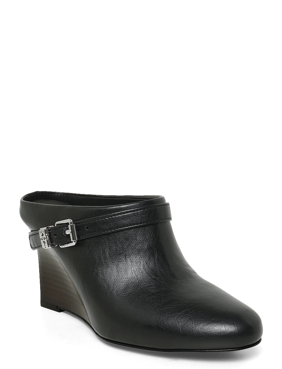 GANNI - Kat Slim Mule Crinkle Oleatex - black - 0
