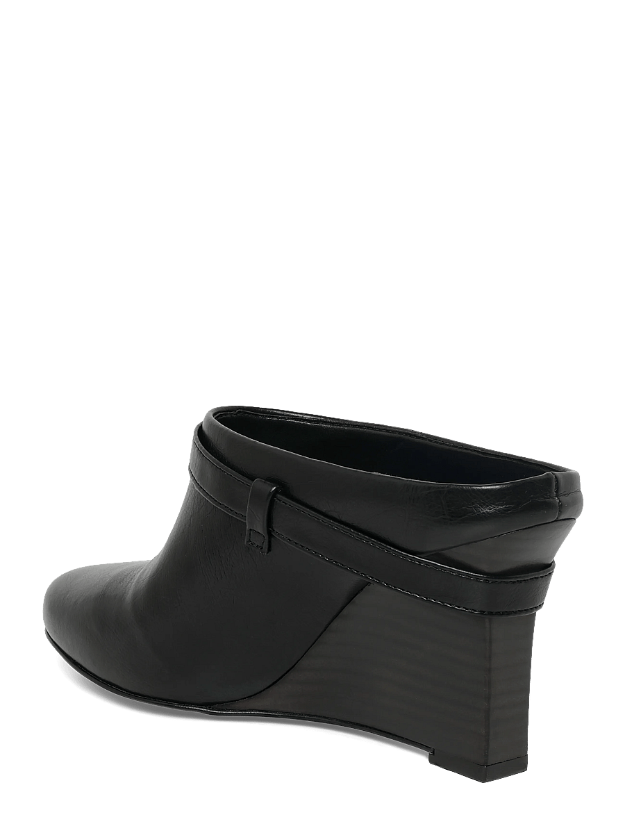 GANNI - Kat Slim Mule Crinkle Oleatex - black - 1