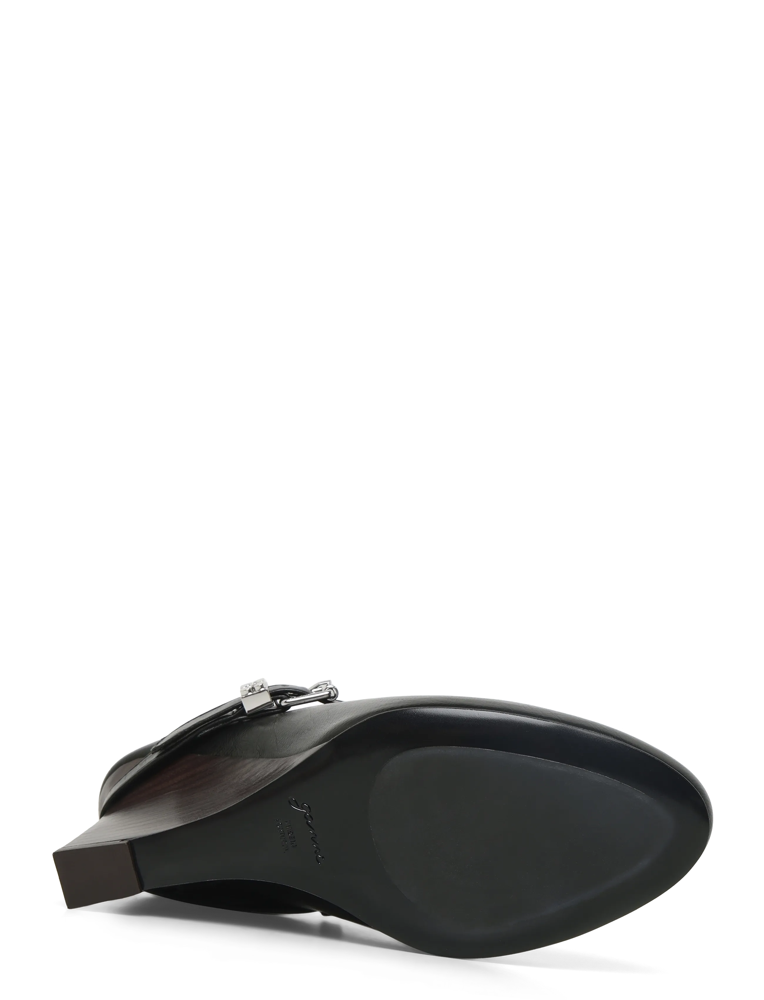 GANNI - Kat Slim Mule Crinkle Oleatex - black - 4