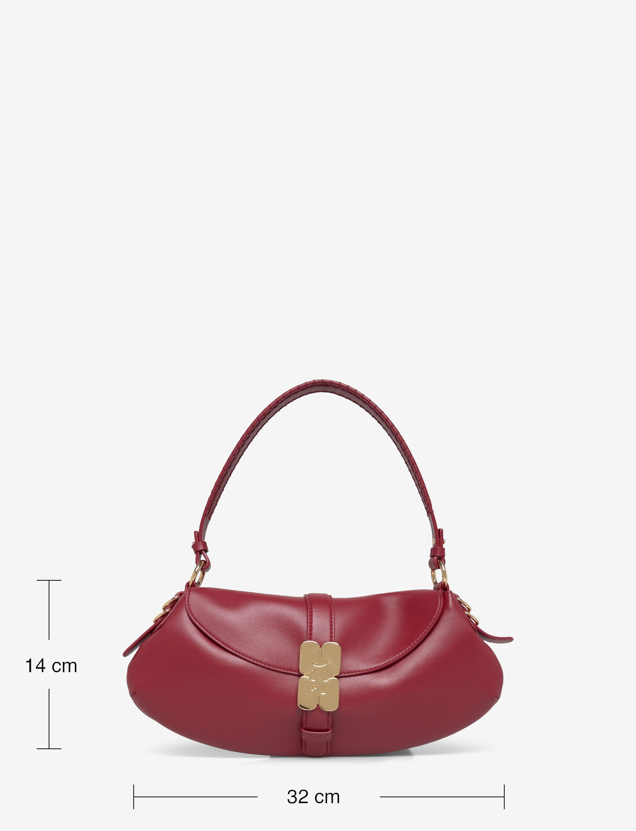 GANNI - B-Kat - skuldertasker - red dahlia - 3