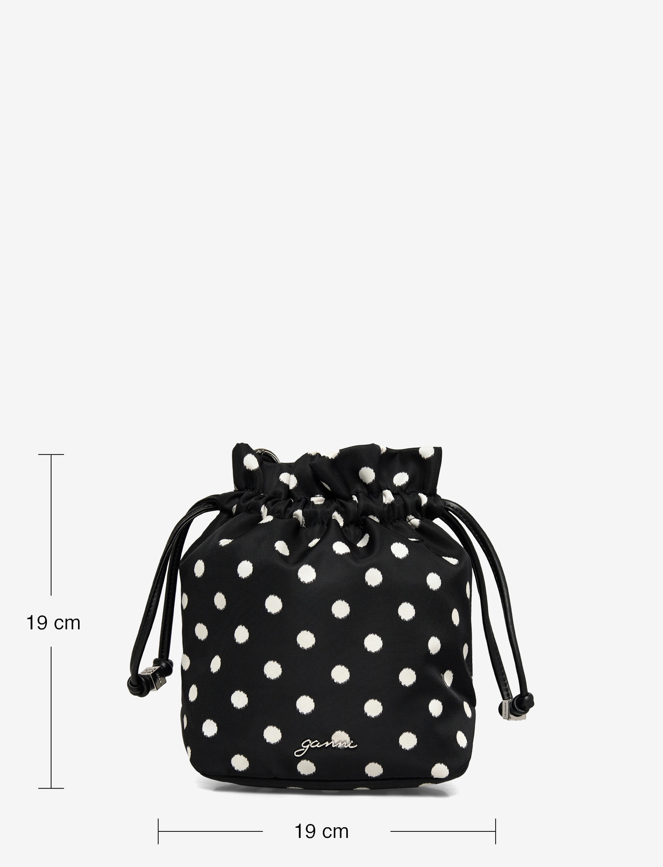 GANNI - Pouch Printed  Nylon - moetrendid - black - 3