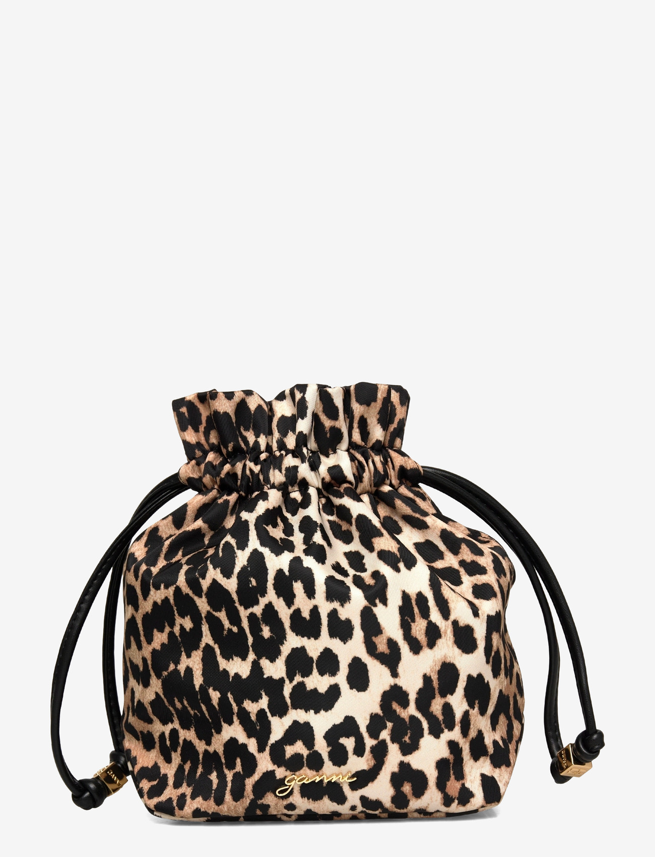 GANNI - Pouch Printed Nylon - beuteltaschen - almond milk - 0
