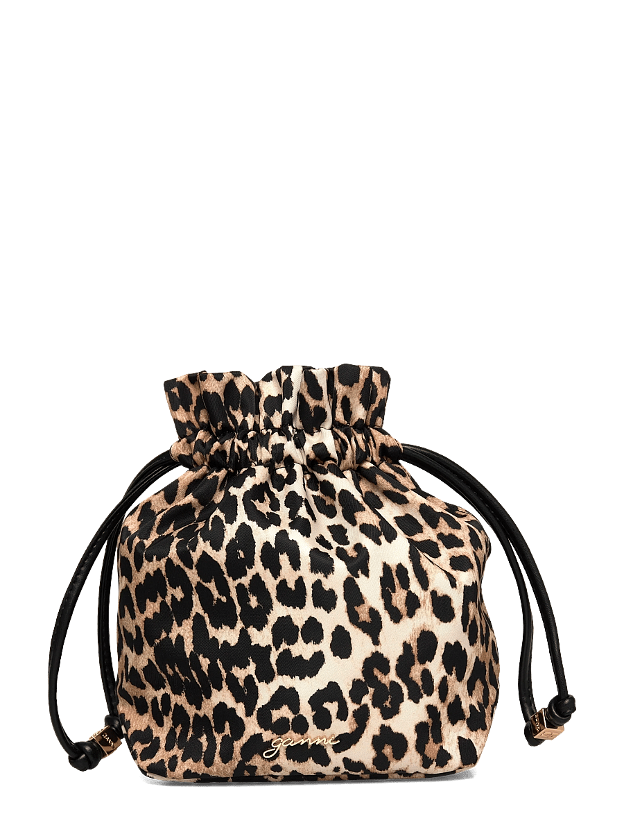 GANNI - Pouch Printed Nylon - paunkotid - almond milk - 0