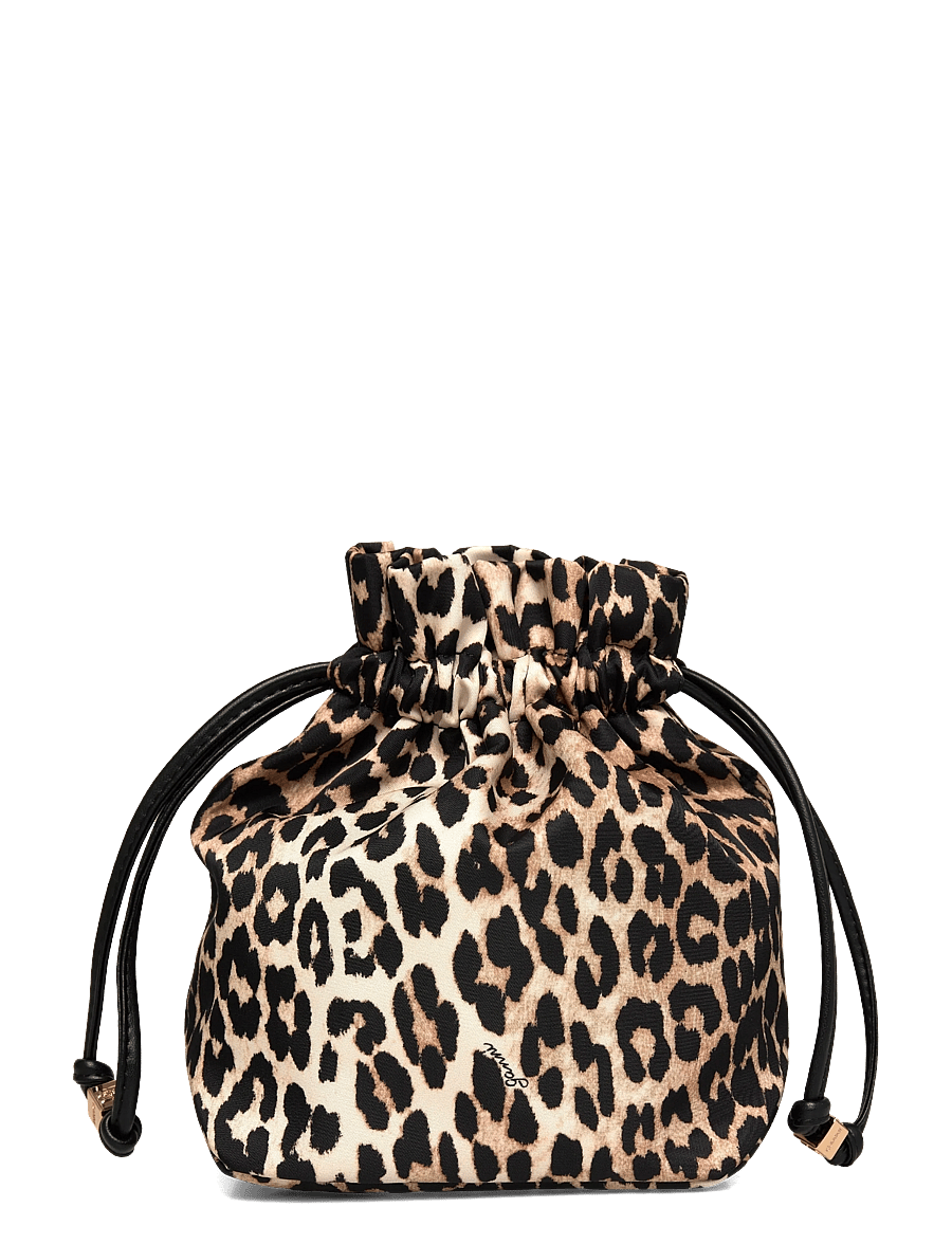 GANNI - Pouch Printed Nylon - paunkotid - almond milk - 1
