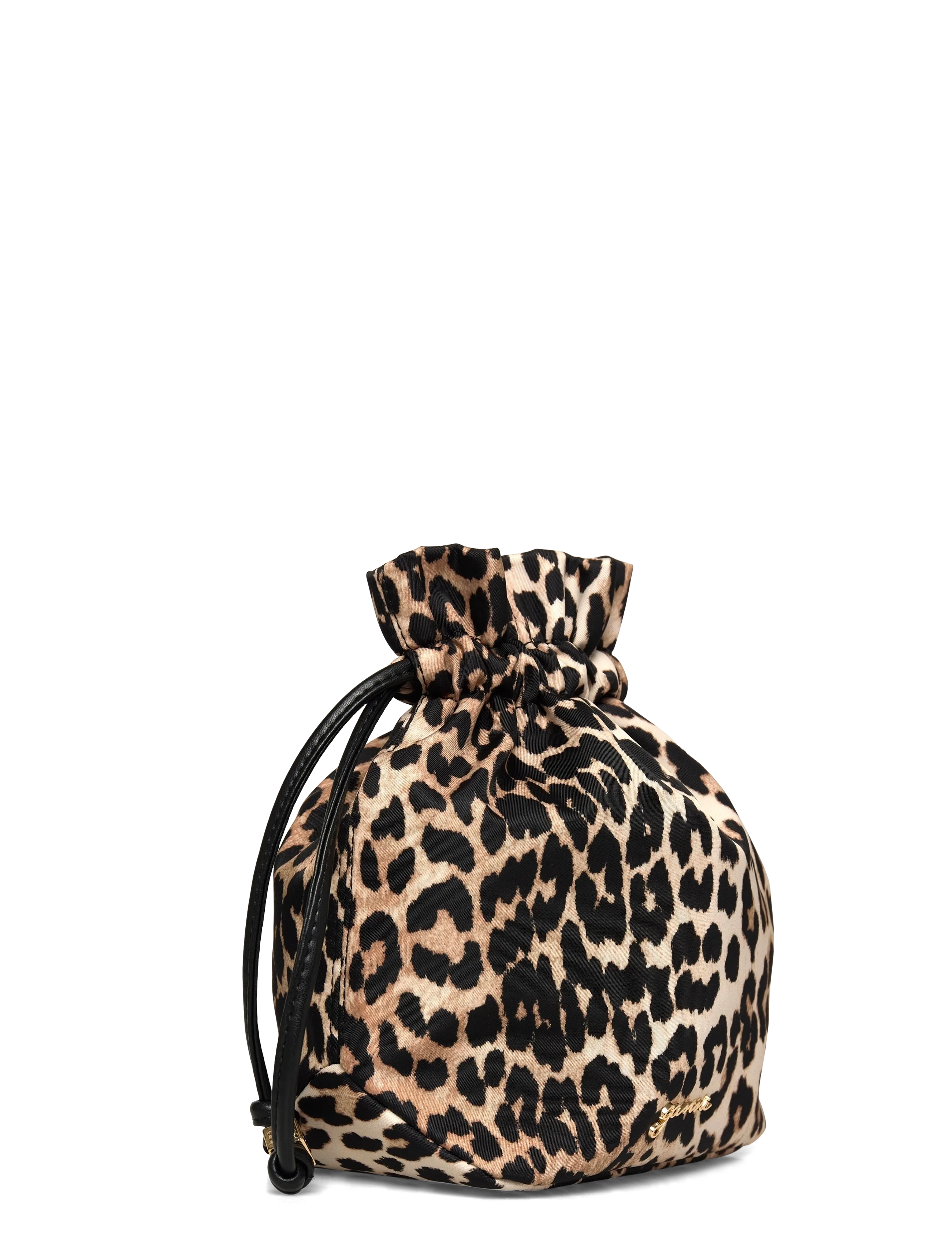 GANNI - Pouch Printed Nylon - bucket bags - almond milk - 2