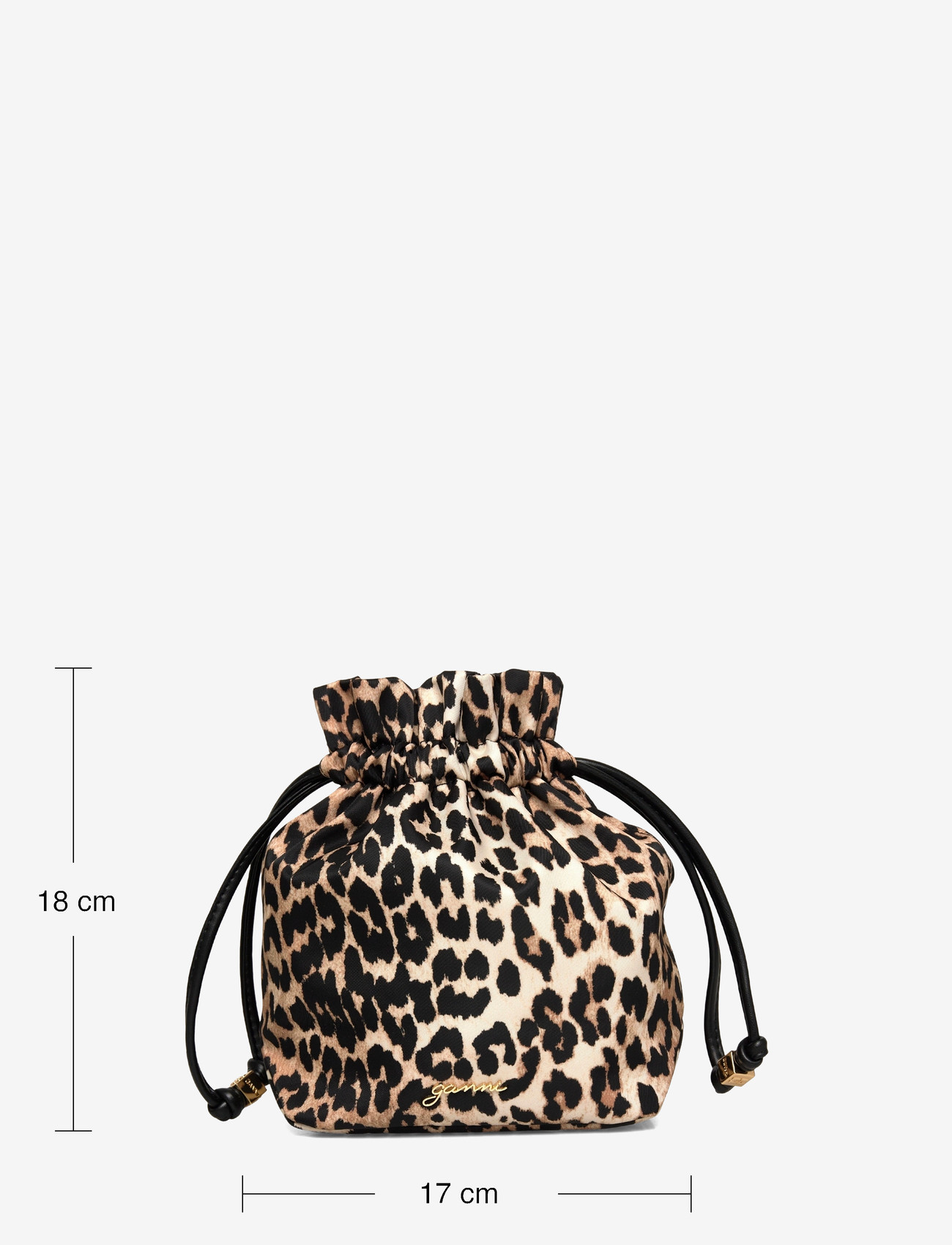 GANNI - Pouch Printed Nylon - beuteltaschen - almond milk - 3