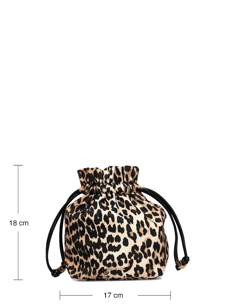 GANNI - Pouch Printed Nylon - paunkotid - almond milk - 3