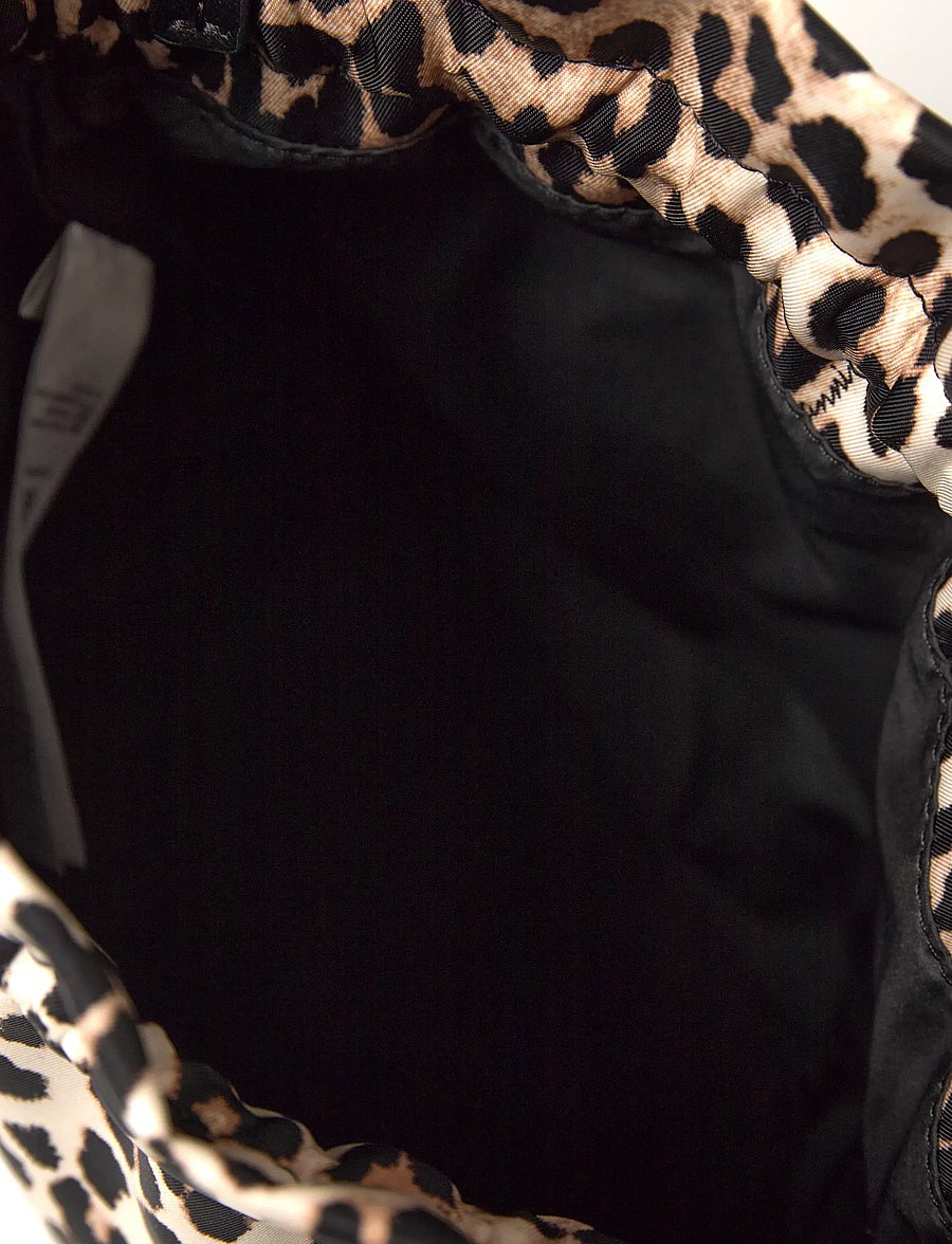 GANNI - Pouch Printed Nylon - paunkotid - almond milk - 5