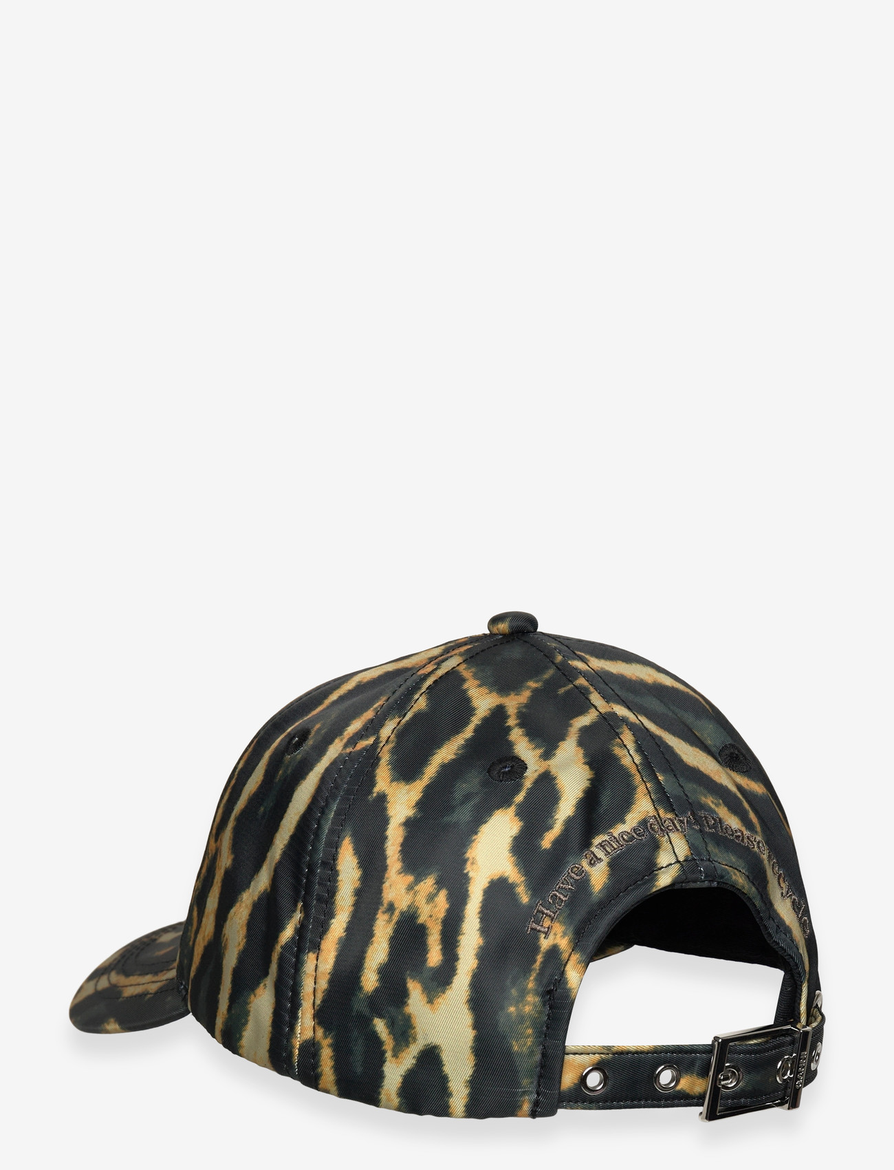 GANNI - Printed Nylon Cap - kasketter & caps - boa - 1