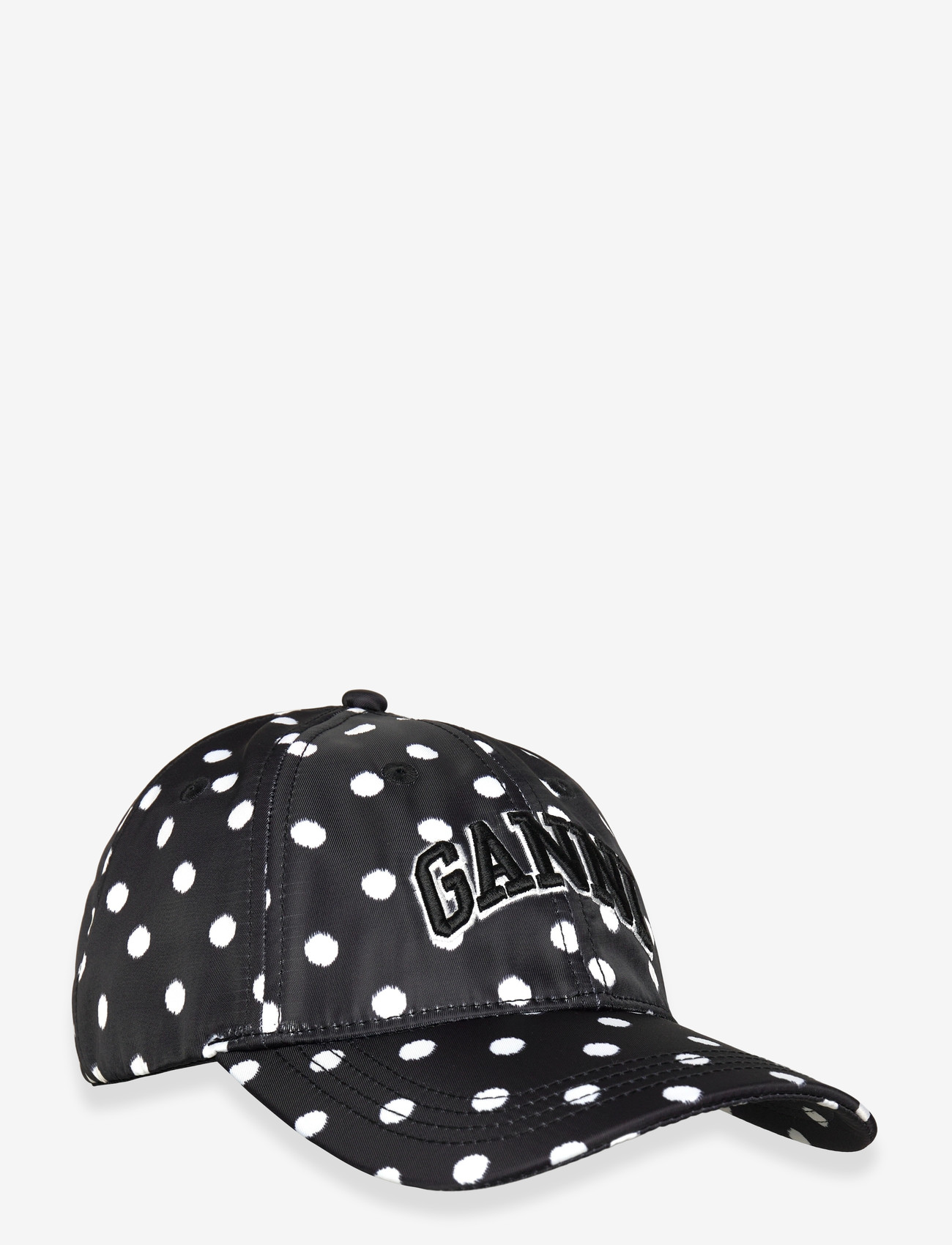 GANNI - Printed Nylon Cap - black - 0