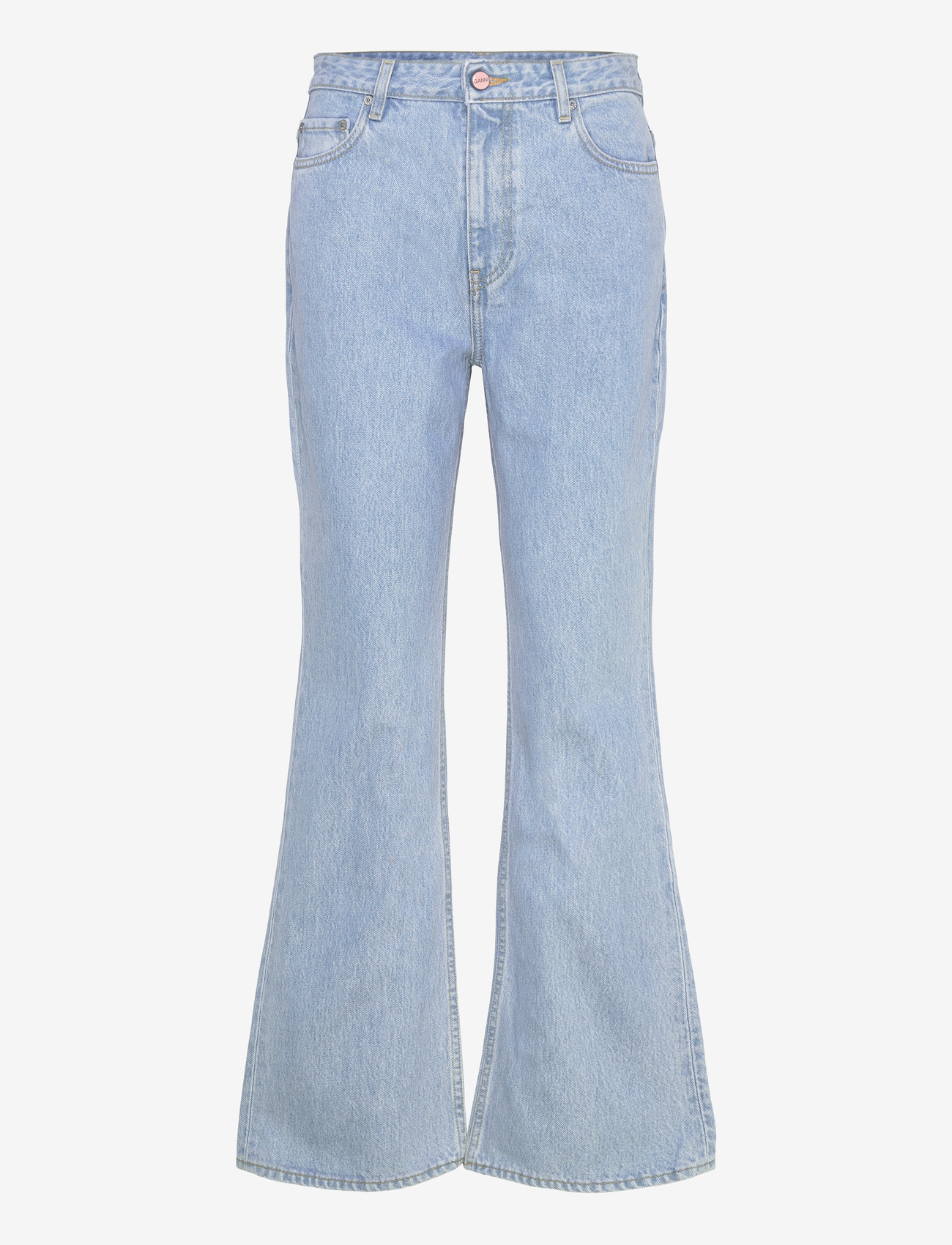 GANNI - BETZY SLIM BOOTCUT JEANS - bootcut jeans - light blue stone - 0