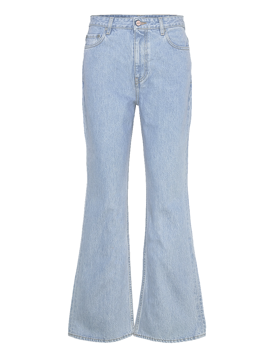 GANNI - BETZY SLIM BOOTCUT JEANS - bootcut jeans - light blue stone - 0