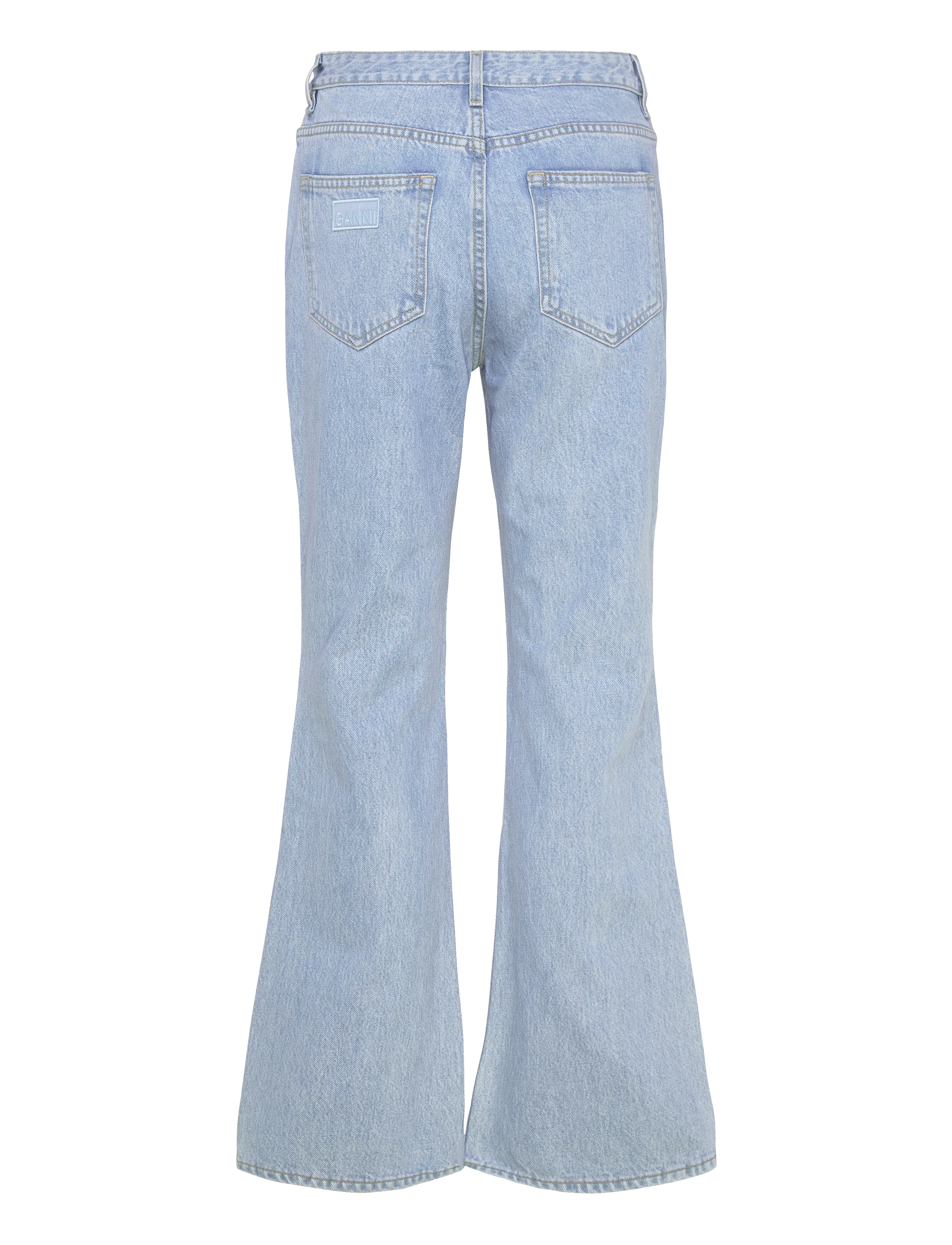 GANNI - BETZY SLIM BOOTCUT JEANS - bootcut jeans - light blue stone - 1