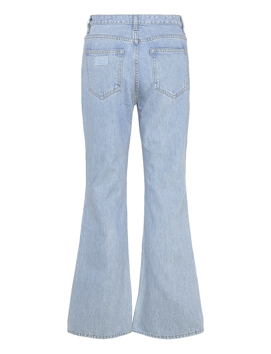 GANNI - BETZY SLIM BOOTCUT JEANS - bootcut jeans - light blue stone - 1