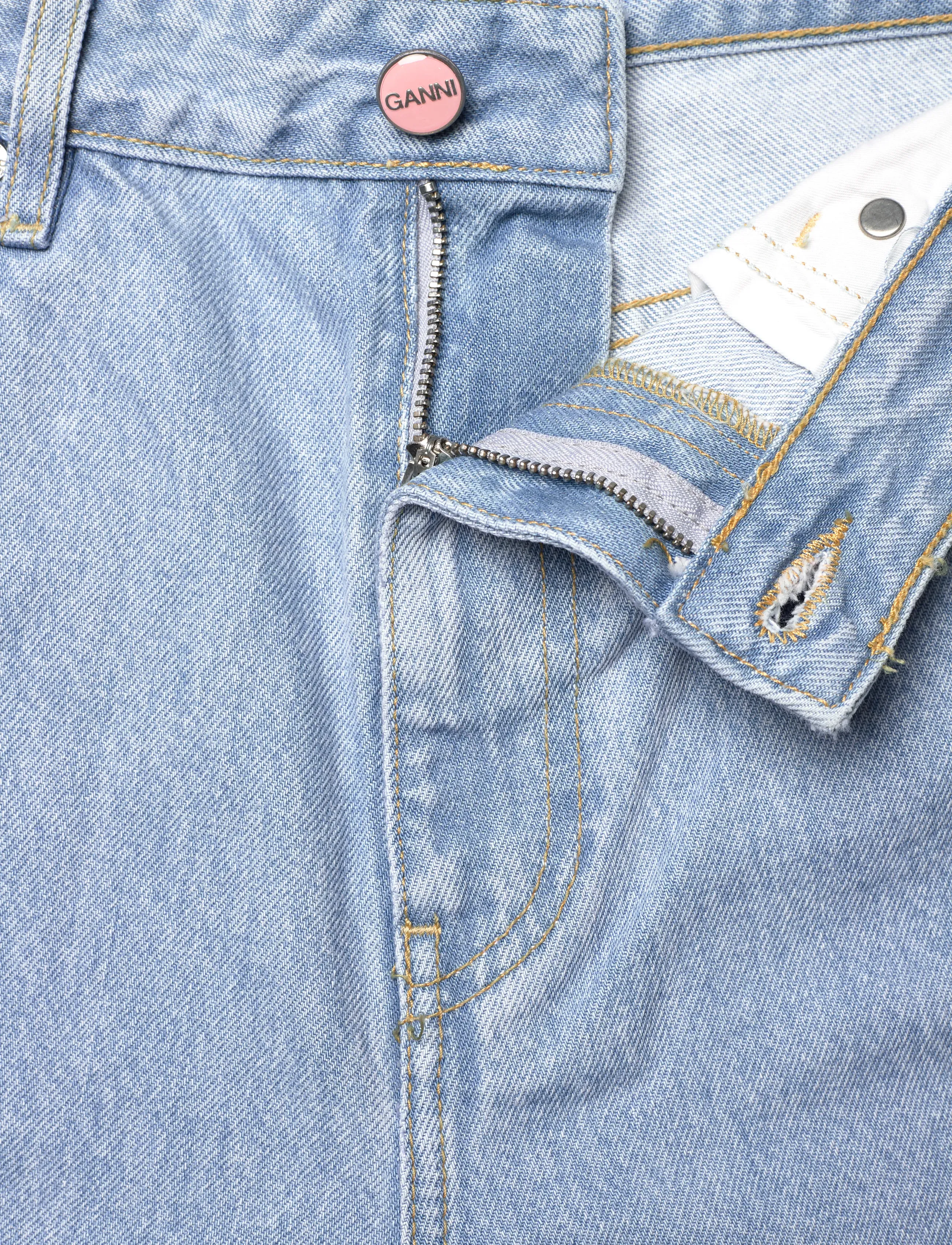 GANNI - BETZY SLIM BOOTCUT JEANS - bootcut jeans - light blue stone - 3