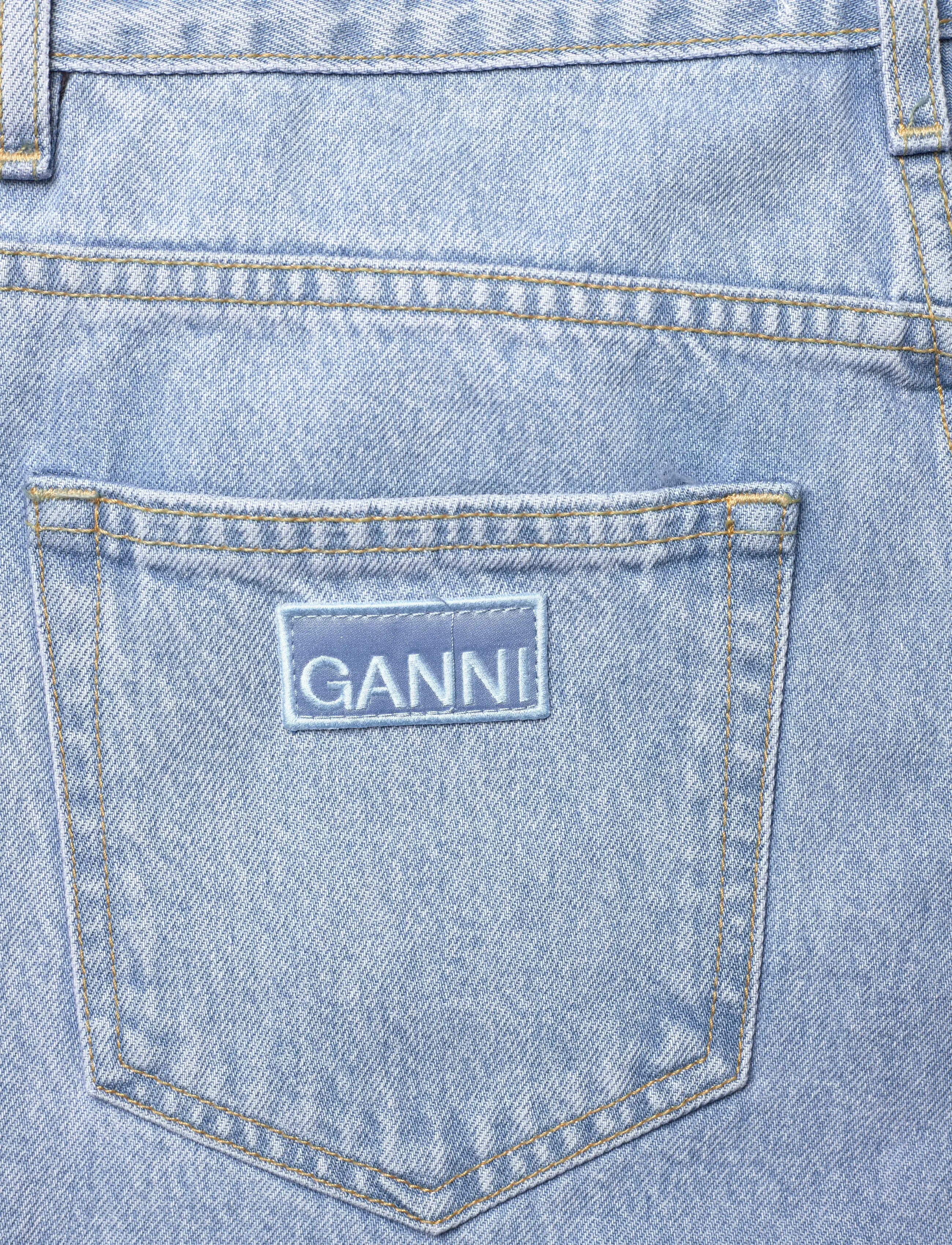 GANNI - BETZY SLIM BOOTCUT JEANS - bootcut jeans - light blue stone - 4