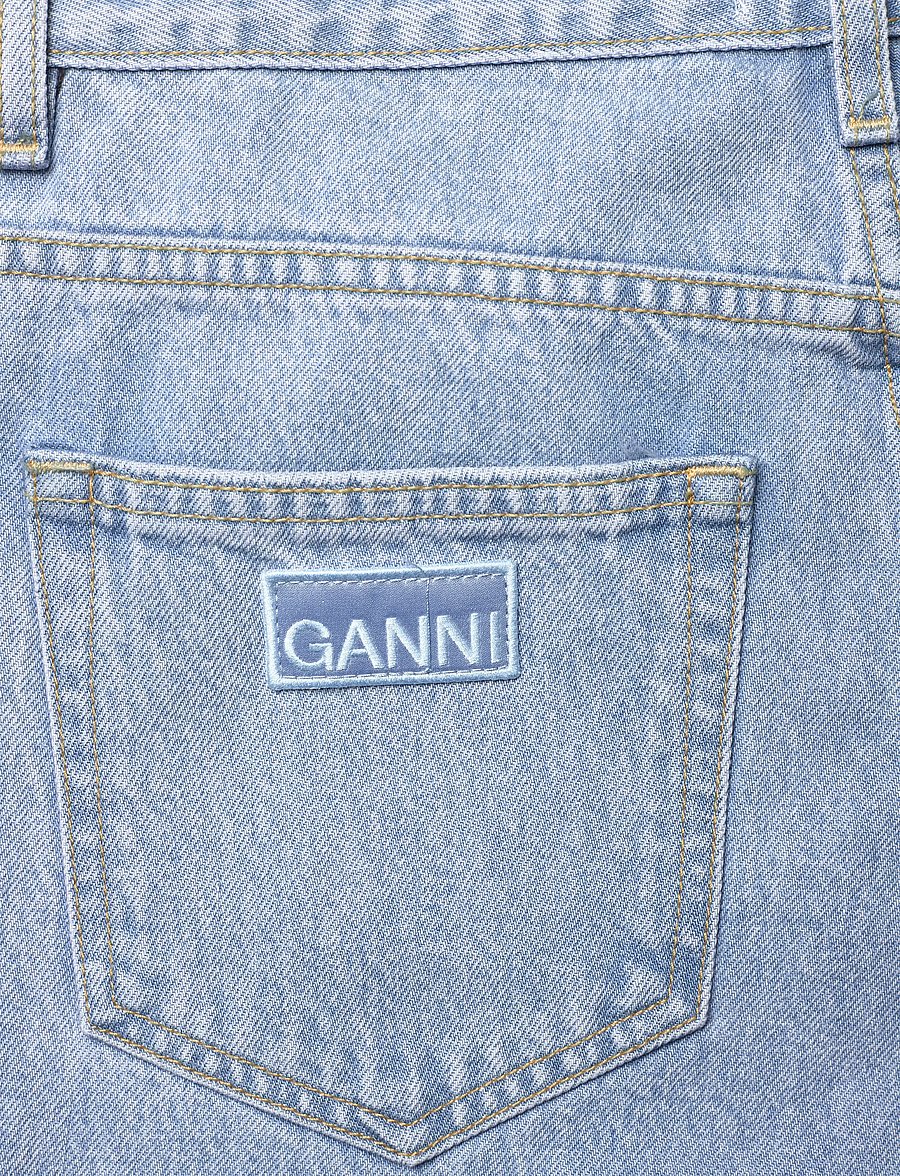 GANNI - BETZY SLIM BOOTCUT JEANS - bootcut jeans - light blue stone - 4