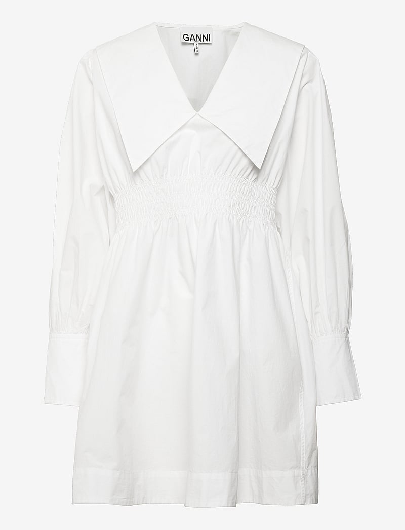 GANNI Cotton Poplin V-neck Smock Mini Dress (GNNF6835) - Short Dresses - Boozt.com GANNI Cotton Poplin V-neck Smock Mini Dress (GNNF6835) - Short Dresses - Boozt.com