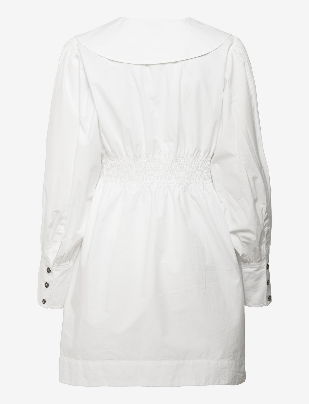 white christmas dresses Cotton Poplin Open-Neck Smock Dress – Club21.com main image 1